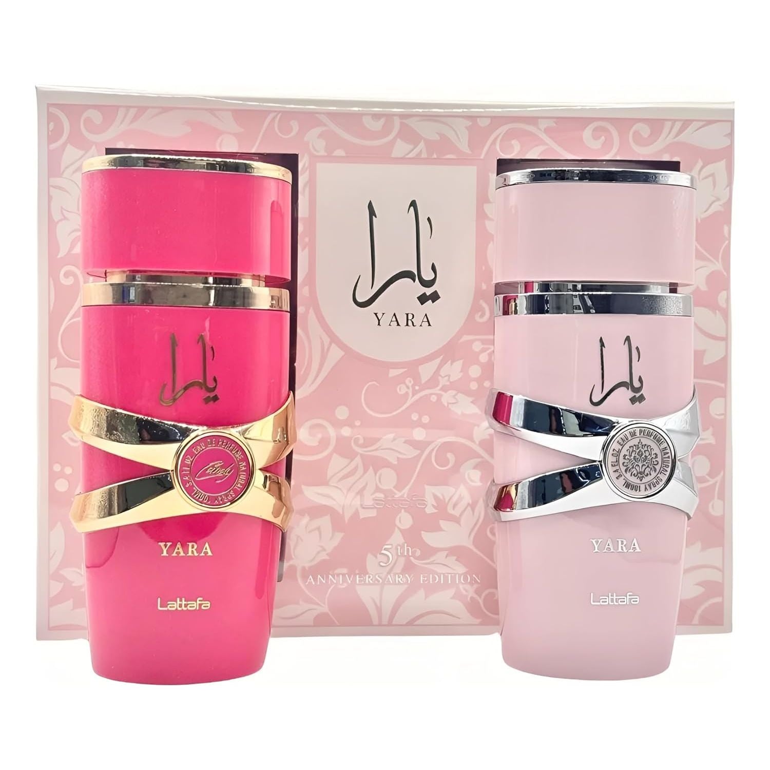 Lattafa Anniversary Edition Yara & Yara Candy Eau de Parfum (100 ml + 100 ml), exklusive Düfte für Damen, süß, blumig und raffiniert