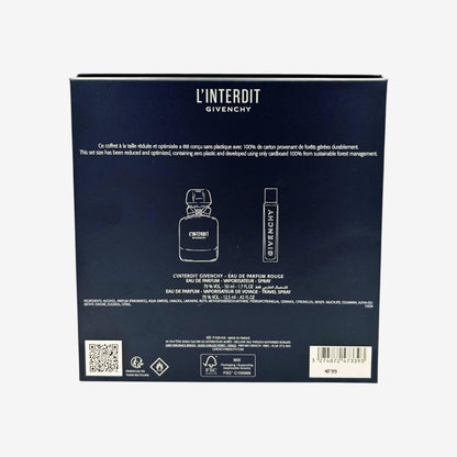 GIVENCHY L'Interdit Rouge Set (Eau de Parfum 50ml + Eau de Parfum Travel Spray 12.5ml)