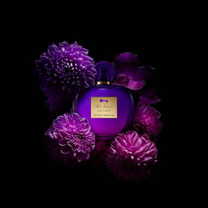 Banderas - Her Secret Desire - Eau de Toilette Spray für Frauen, Blumig-Fruchtiger und Süßer Duft - 80 ml