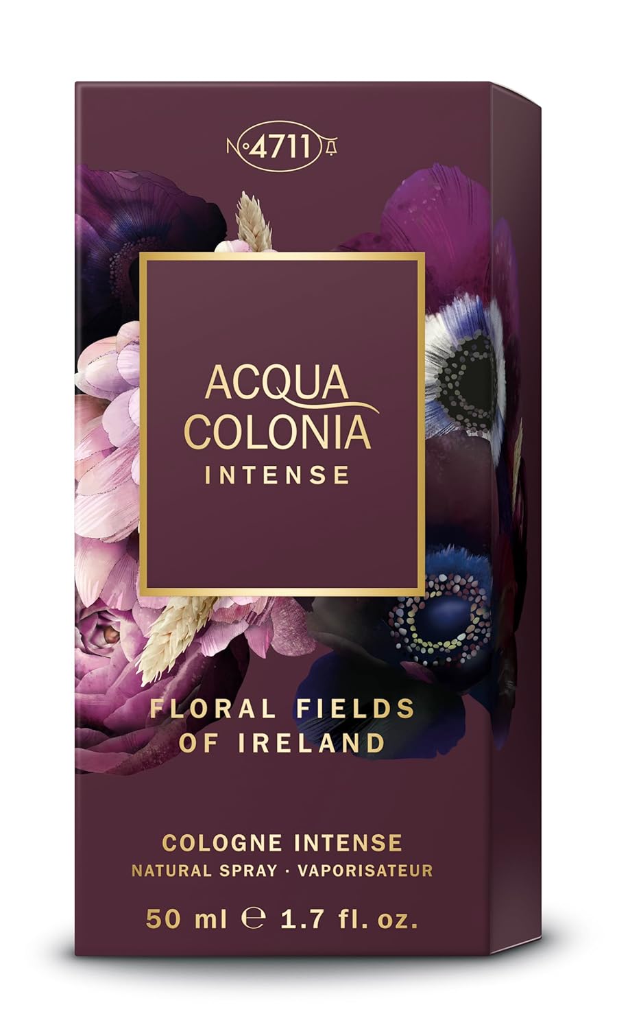 4711 Acqua Colonia® Intense Floral Fields of Ireland | Eau de Cologne - feminin-romantisch - Wellness für die Sinne | 50ml Natural Spray