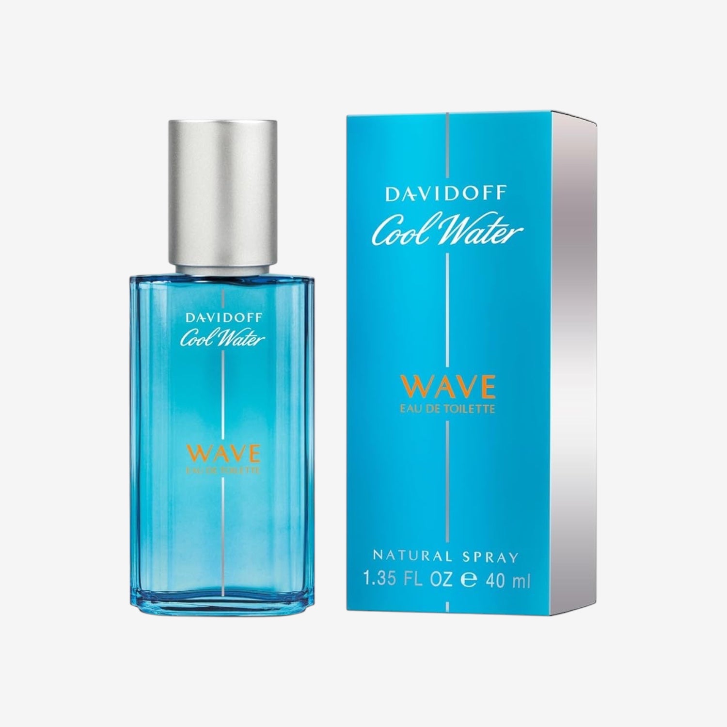 Davidoff Cool Water Wave Man Eau de Toilette, frisch-holziger Duft für Herren, 40ml