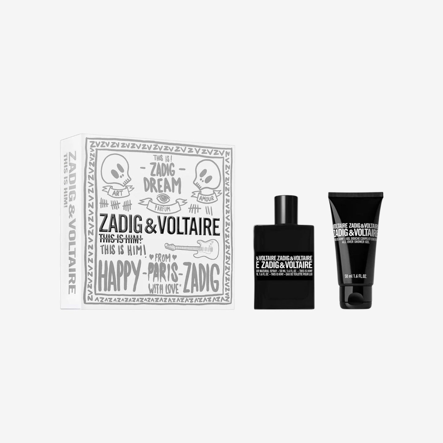 ZADIG & VOLTAIRE This is Him! Set (EDT 50ml + Shower Gel 50ml)