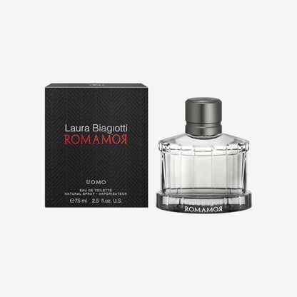 Laura Biagiotti Romamor Herren Eau de Toilette 40 ml, Geblümt