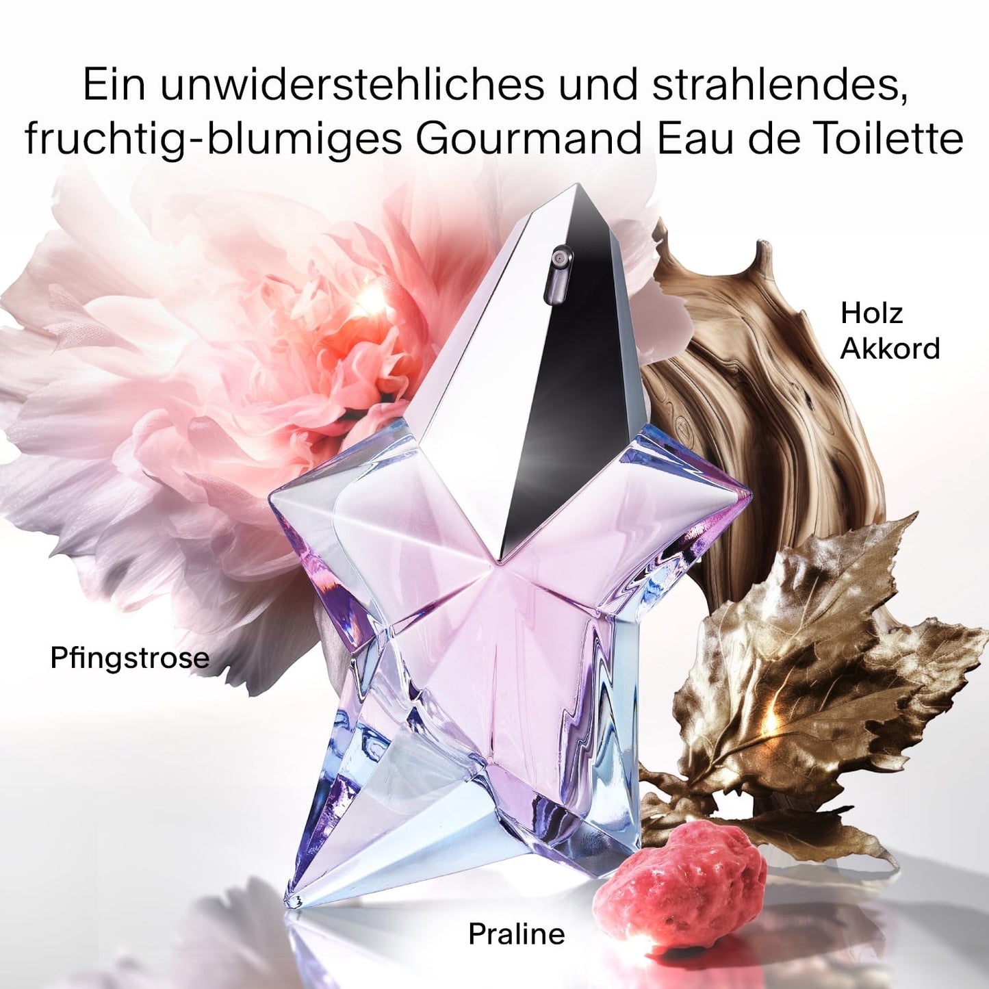 MUGLER Angel Eau de Toilette, Damen-Parfum, Fruchtig-blumiger Gourmand-Duft, Lebendiger Duft, 100 ml