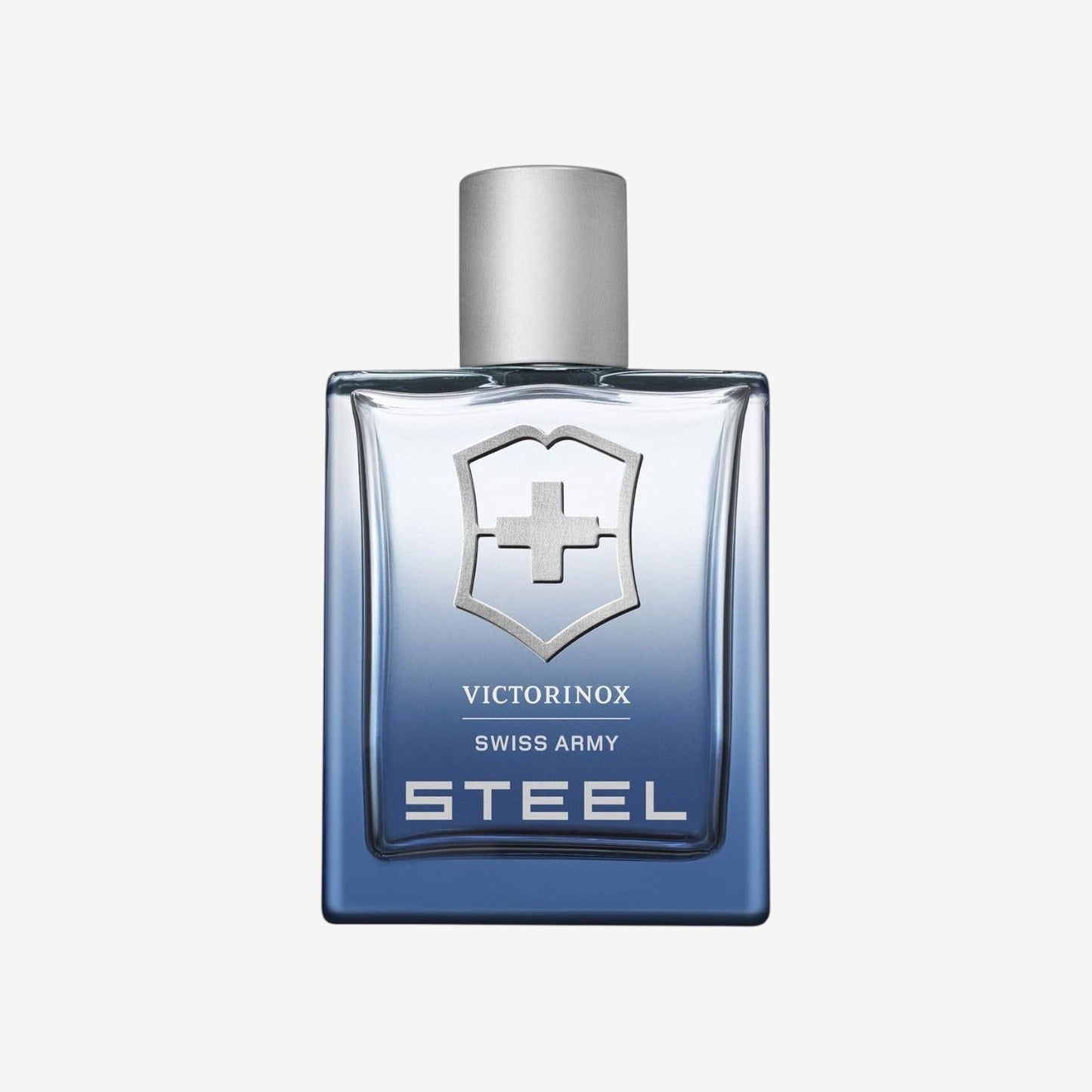 Victorinox Swiss Army Steel Eau de Toilette für Männer, Parfüm mit Zedernholz und Lavendel, Aquatisch und holziger Duft, 100 ml