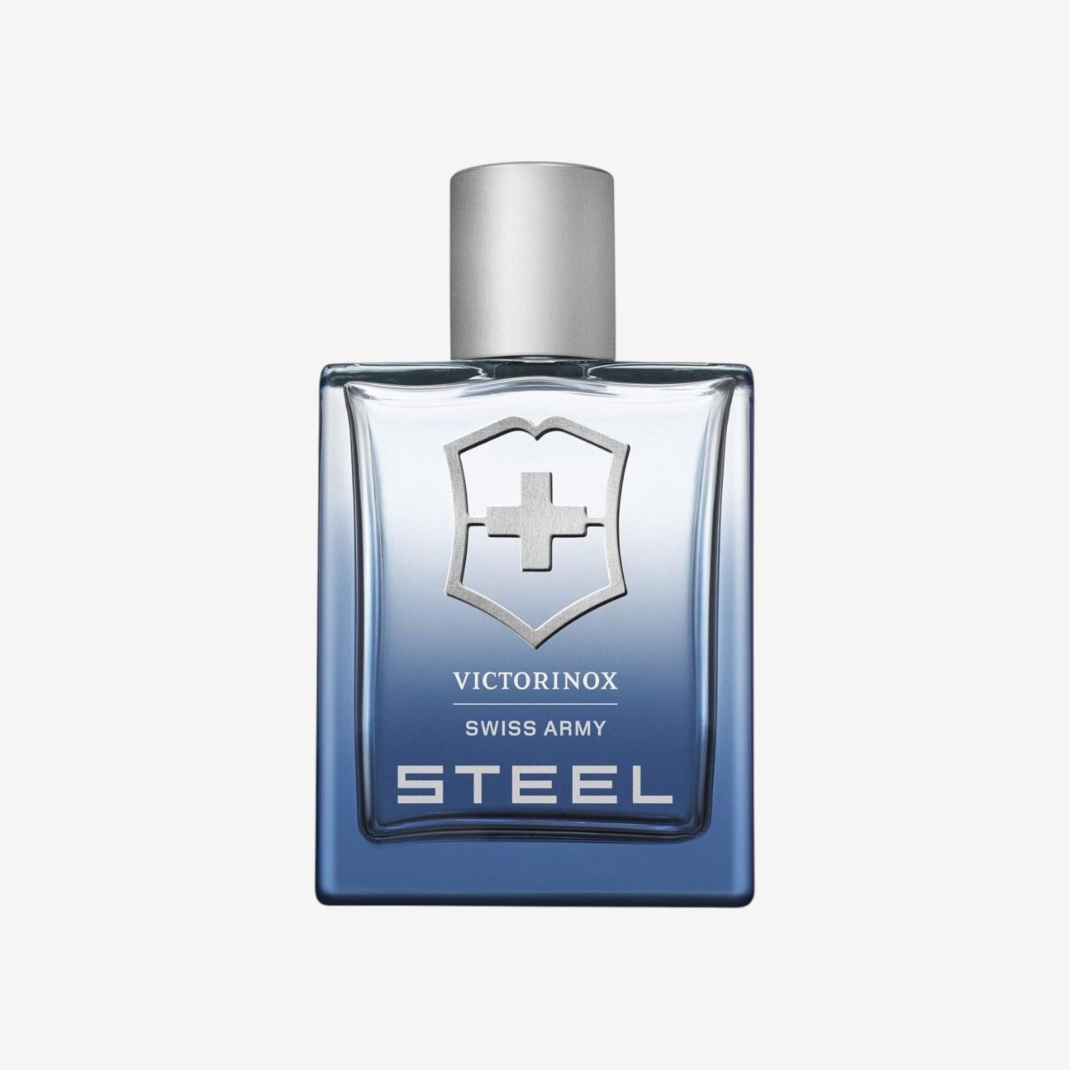 Victorinox Swiss Army Steel Eau de Toilette für Männer, Parfüm mit Zedernholz und Lavendel, Aquatisch und holziger Duft, 100 ml