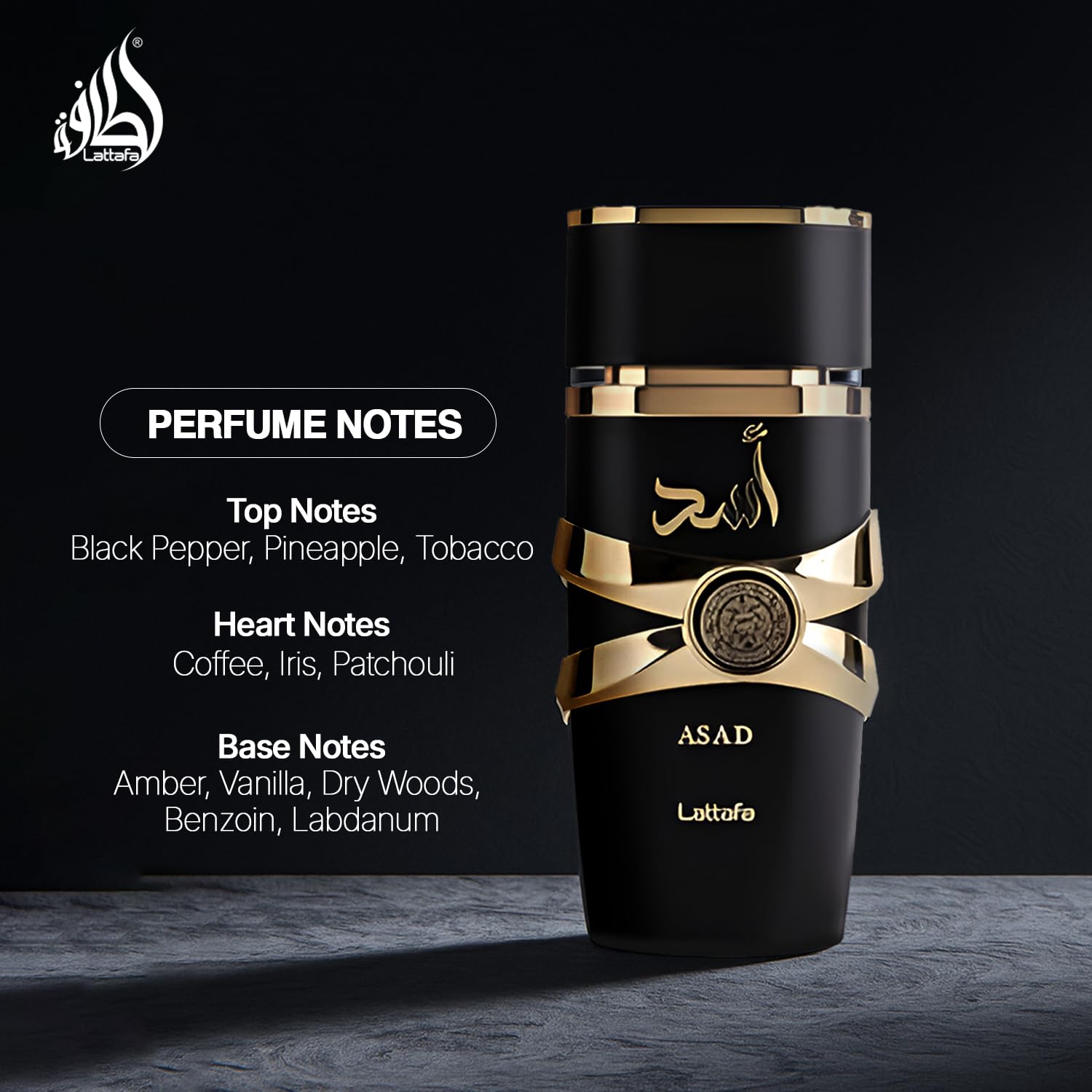 Lattafa Asad Eau De Parfum Arabisch Parfümiertes Wasser Orientalischer Duft Unisex 100ml Spray