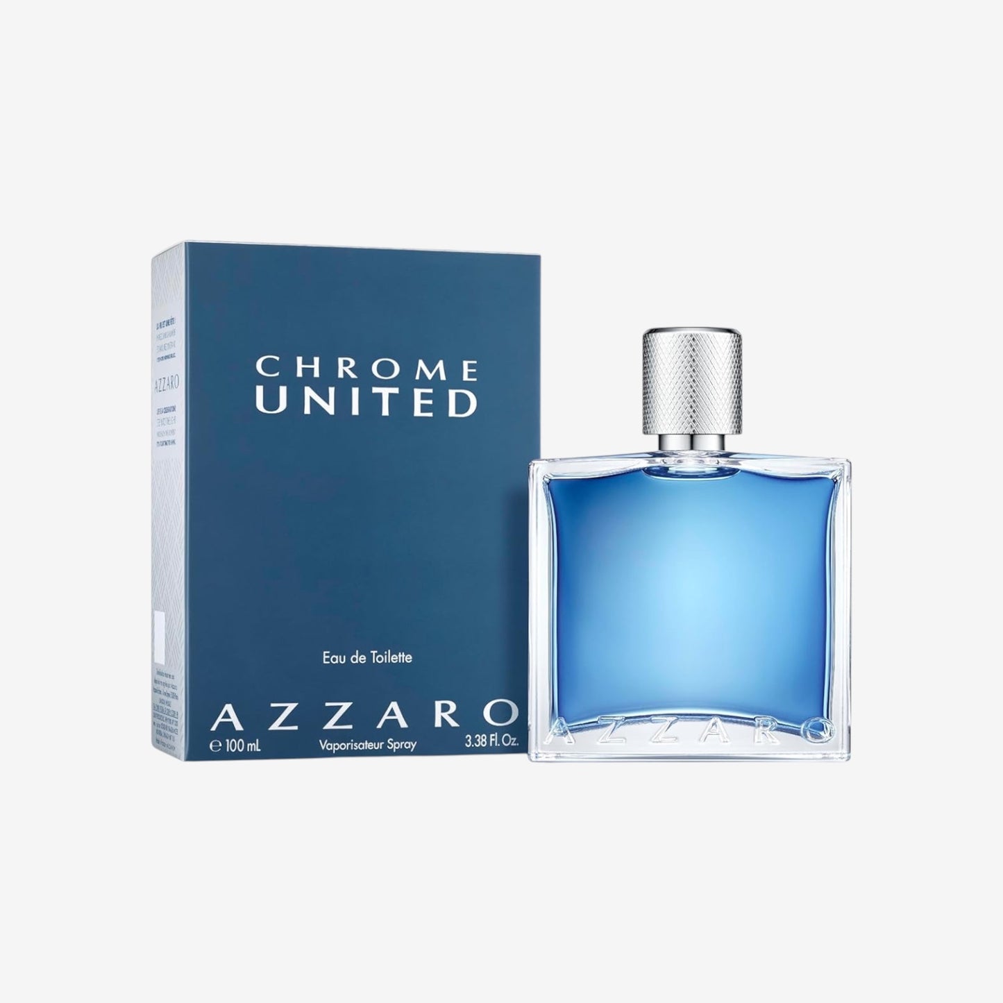 Azzaro Chrome United Eau de Toilette, Parfüm für Herren, Würzig-frischer Duft, 100 ml