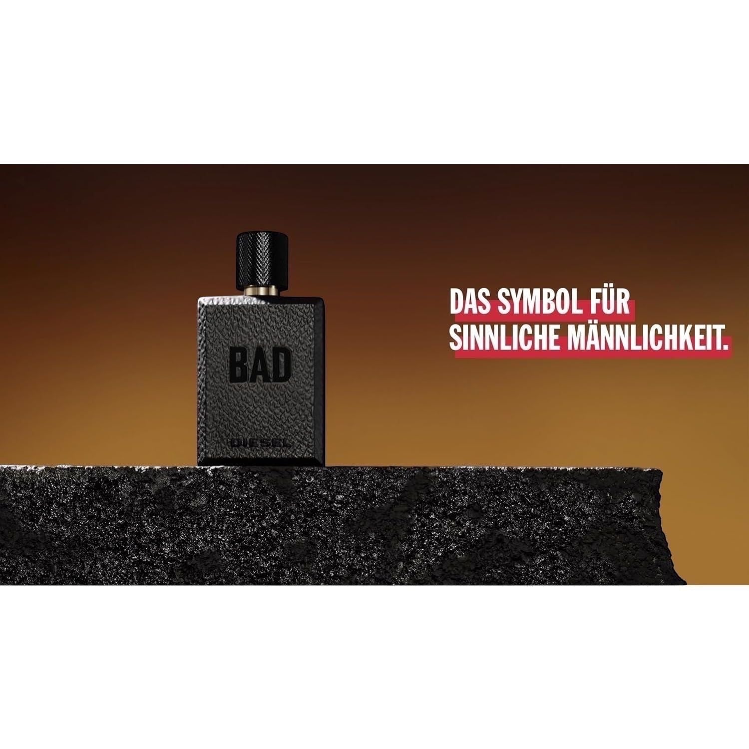 Diesel Bad Parfüm Herren| Eau de Toilette| Männer Parfum| Parfume Men| Herrenparfum| Diesel Parfum Männer| Natural Spray| Aromatisch und holziger Duft
