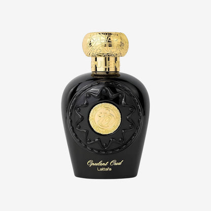 Lattafa Halal Attar Opulent Oud Musk Blue Black White Eau de Parfum, Zerstäuber, 100 ml (Parfum,100ml(1erPack))