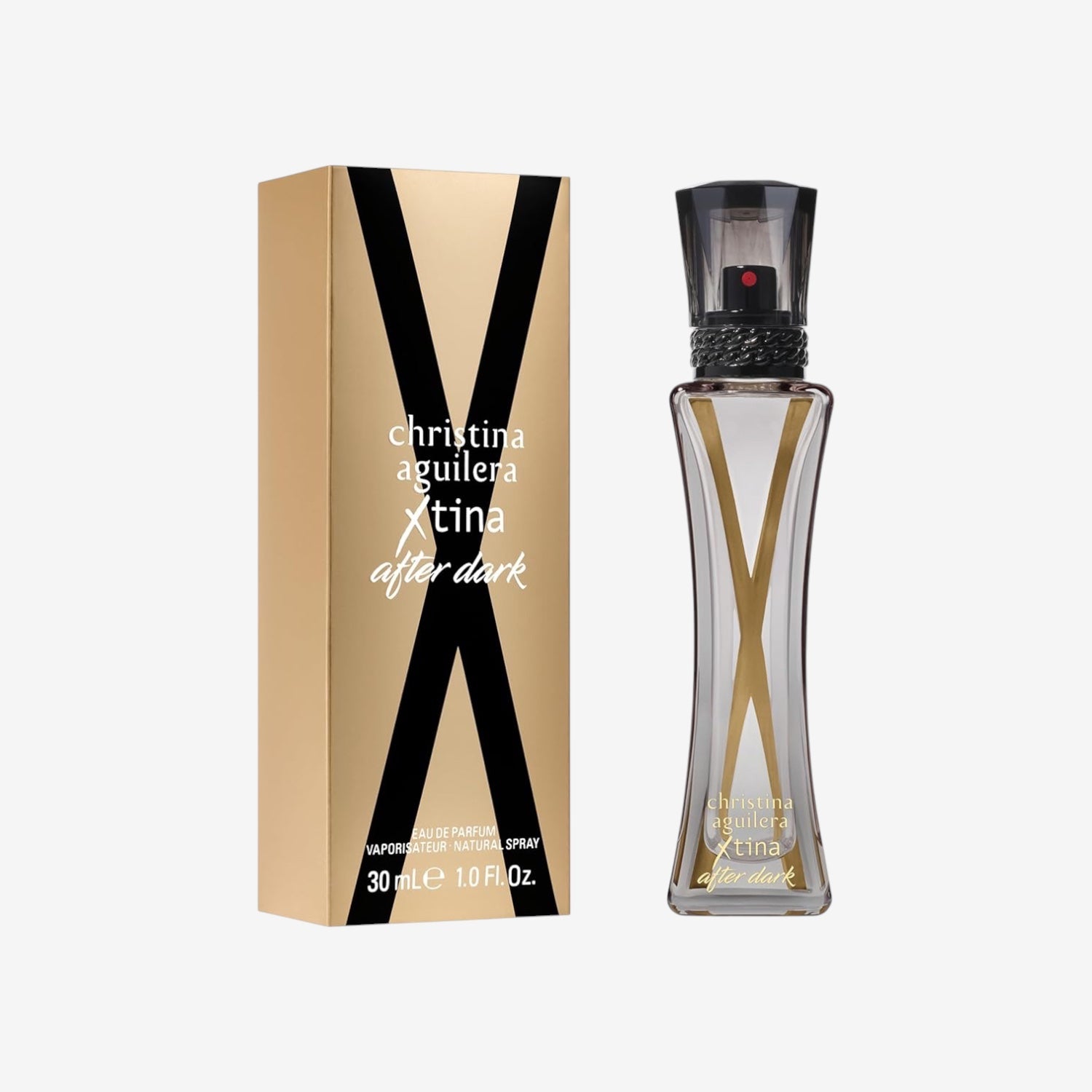 Christina Aguilera – Xtina After Dark Eau de Parfum für Damen, floral-holziger Amber-Duft, Feigen der Provence, warme Noten von Tabak & Vanille, verführerisches Eau de Parfum für Damen, 30 ml