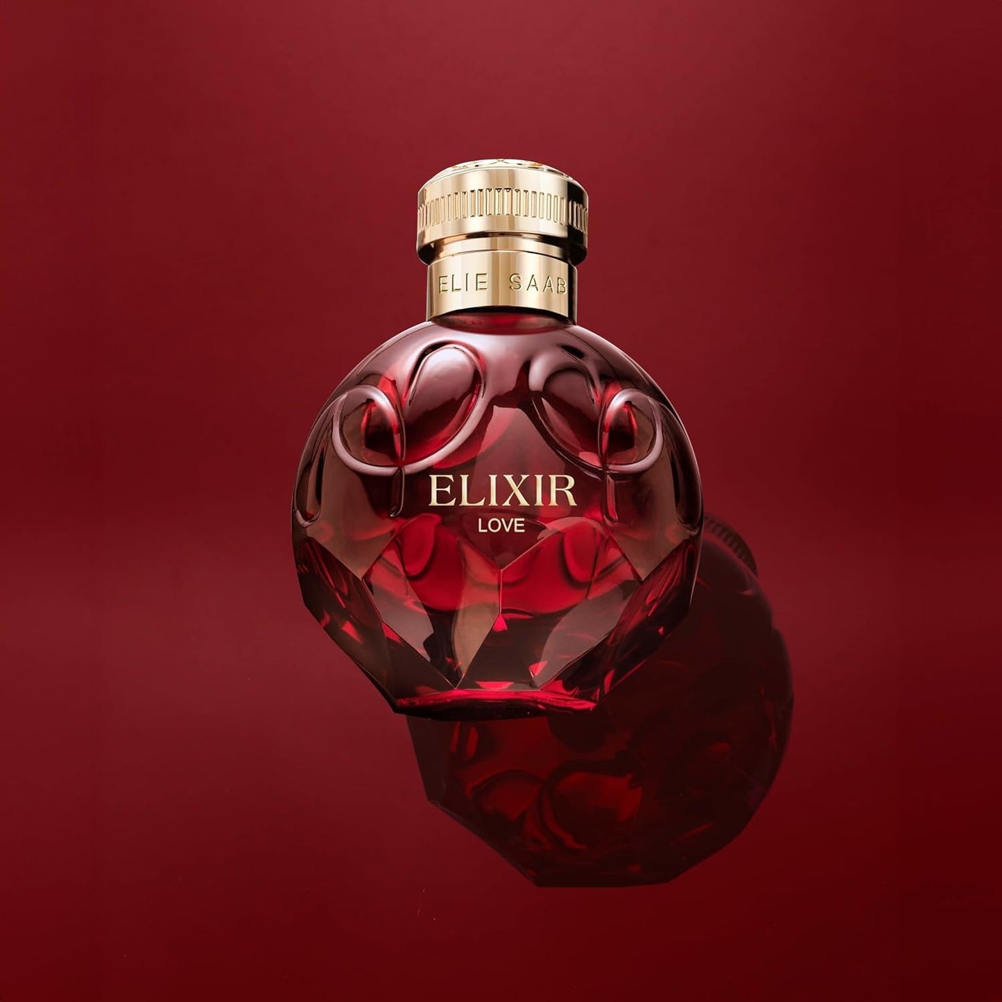 Elie Saab Elixir Love 30 ml – Eau de Parfum 30 – Frauen Parfüm – Fruchtig-floraler Chypre-Duft – Florale und Fruchtige Noten – Roter, Juwelenförmiger Glasflakon