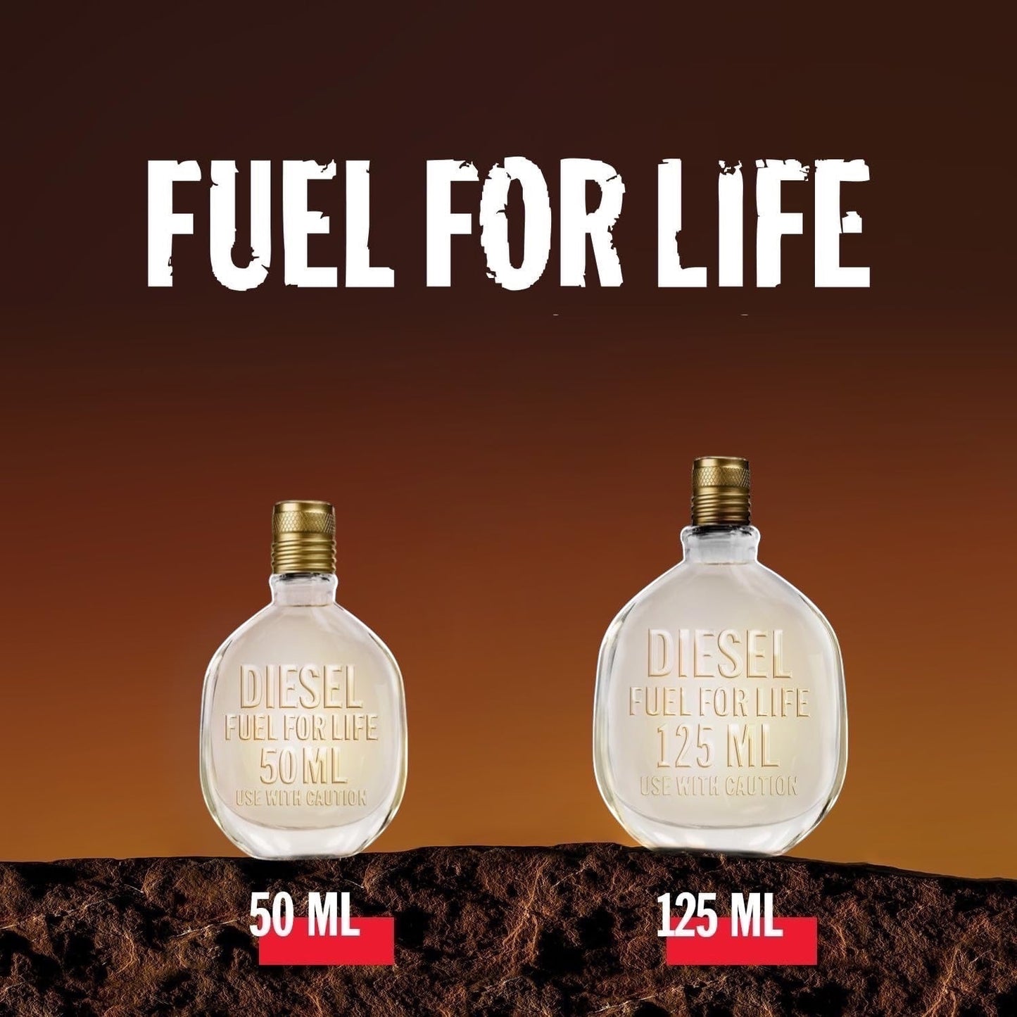 Diesel Fuel For Life Parfüm Herren| Eau de Toilette| Männer Parfum| Parfume Men| Herrenparfum| Diesel Parfum Männer| Natural Spray| Frischer und holziger Duft| 125ml