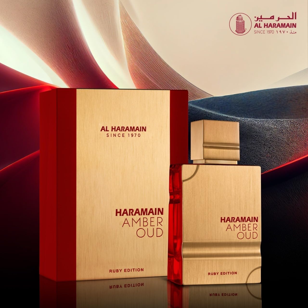 Al Haramain Amber Oud EDP Spray (Ruby Edition) Unisex 2 oz