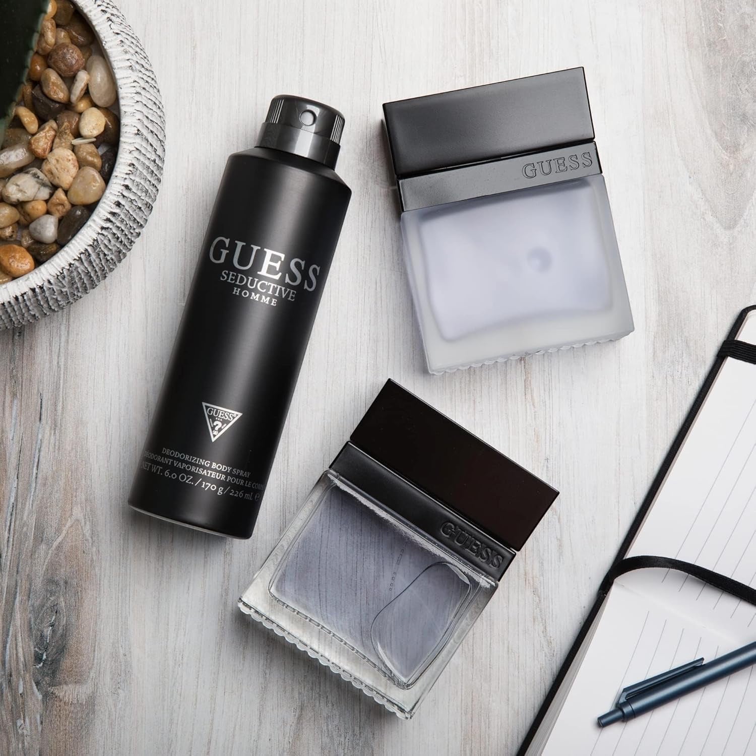 GUESS Seductive, Eau de Toilette, Parfum Herren, Orientalisch-Holziger Duft, LangAnhaltend