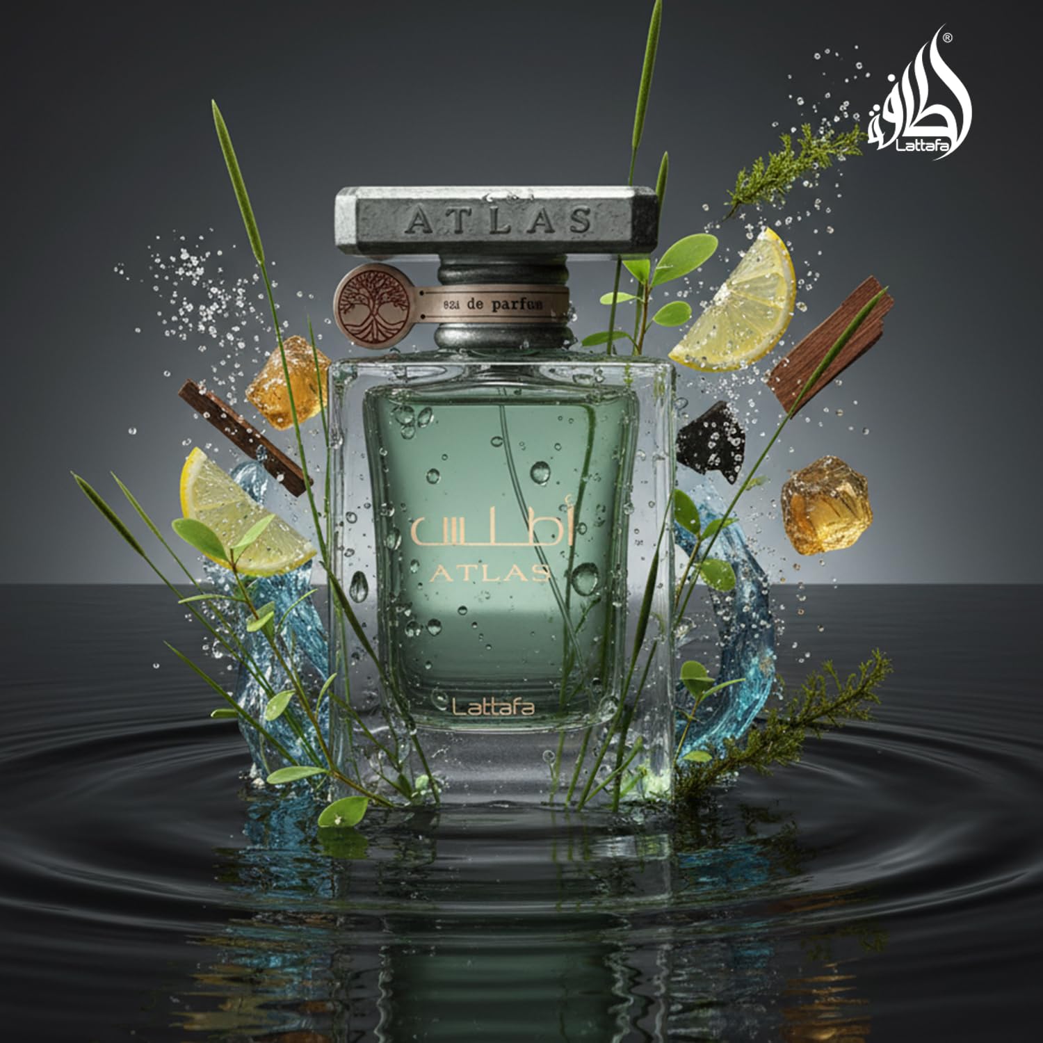 Lattafa Atlas Eau de Parfum, Spray, Unisex, 50 g