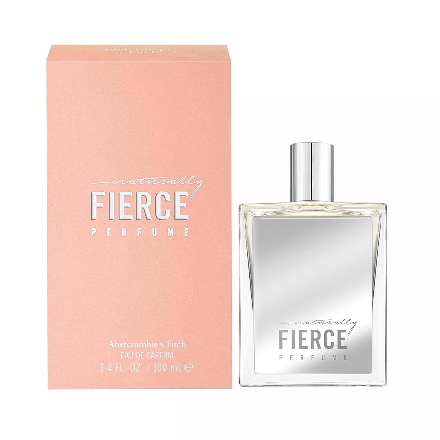 Abercrombie & Fitch Naturally Fierce Eau de Parfum, 50 ml (Pack of 1), Glas Durchsichtig
