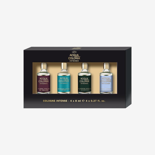 4711 Acqua Colonia® Intense Miniaturenset | Eau de Cologne - Wellness für die Sinne | 4x8ml Natural Spray