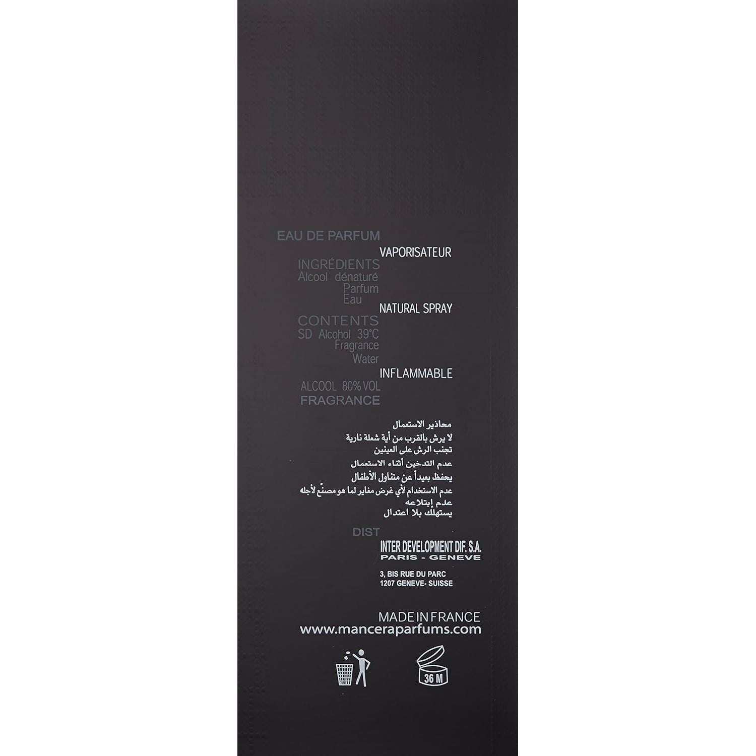 MANCERA 49750 Wind Wood Eau de Parfum, 120 ml