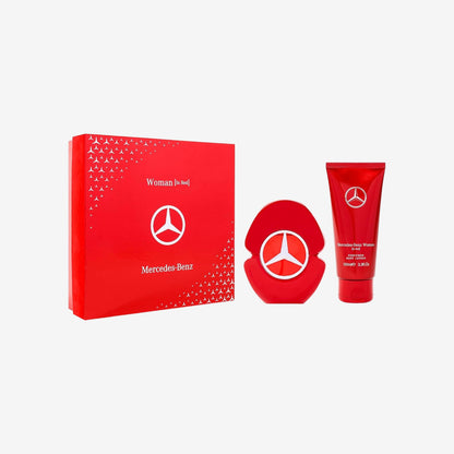 Mercedes-Benz Woman Red Geschenkeset EdP Parfum Duschgel