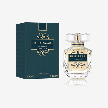 Elie Saab Le Parfum Royal 50 ml – Eau de Parfum für Frauen – Amberartiger Chypre Duft – Fesselnde Noten von Mandarine, Rose und Amber – Transparenter Glasflakon
