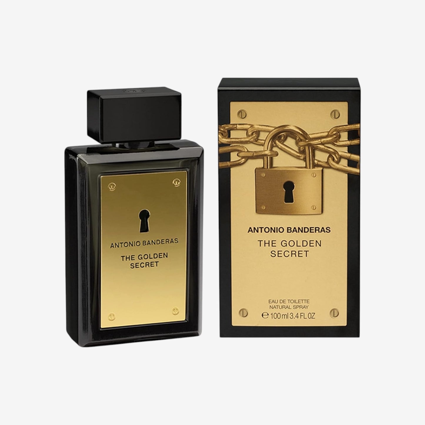 Banderas – The Golden Secret – Eau de Toilette Spray für Herren, Täglicher und Männlicher Duft mit Minze und Apfellikör – 100 ml