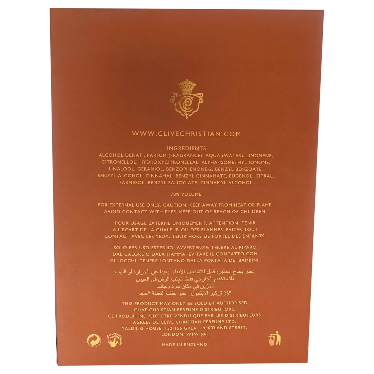 CLIVE CHRISTIAN I for Women Eau de Parfum, 50 ml