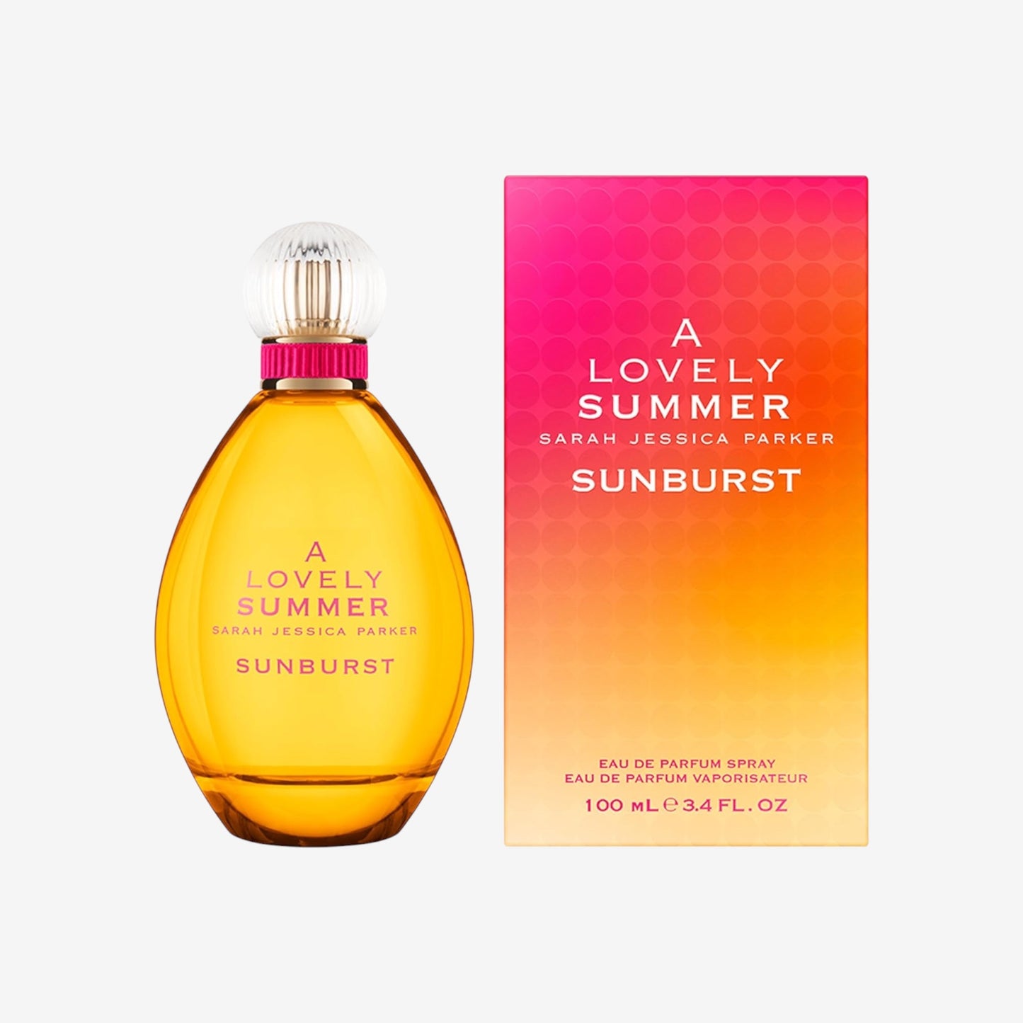 Sarah Jessica Parker A Lovely Summer Sunburst Eau de Parfum 100ml Spray, Bright and Uplifting Female Perfume, Long-Lasting Fragrance For Women - Genuine SJP Perfume for Women