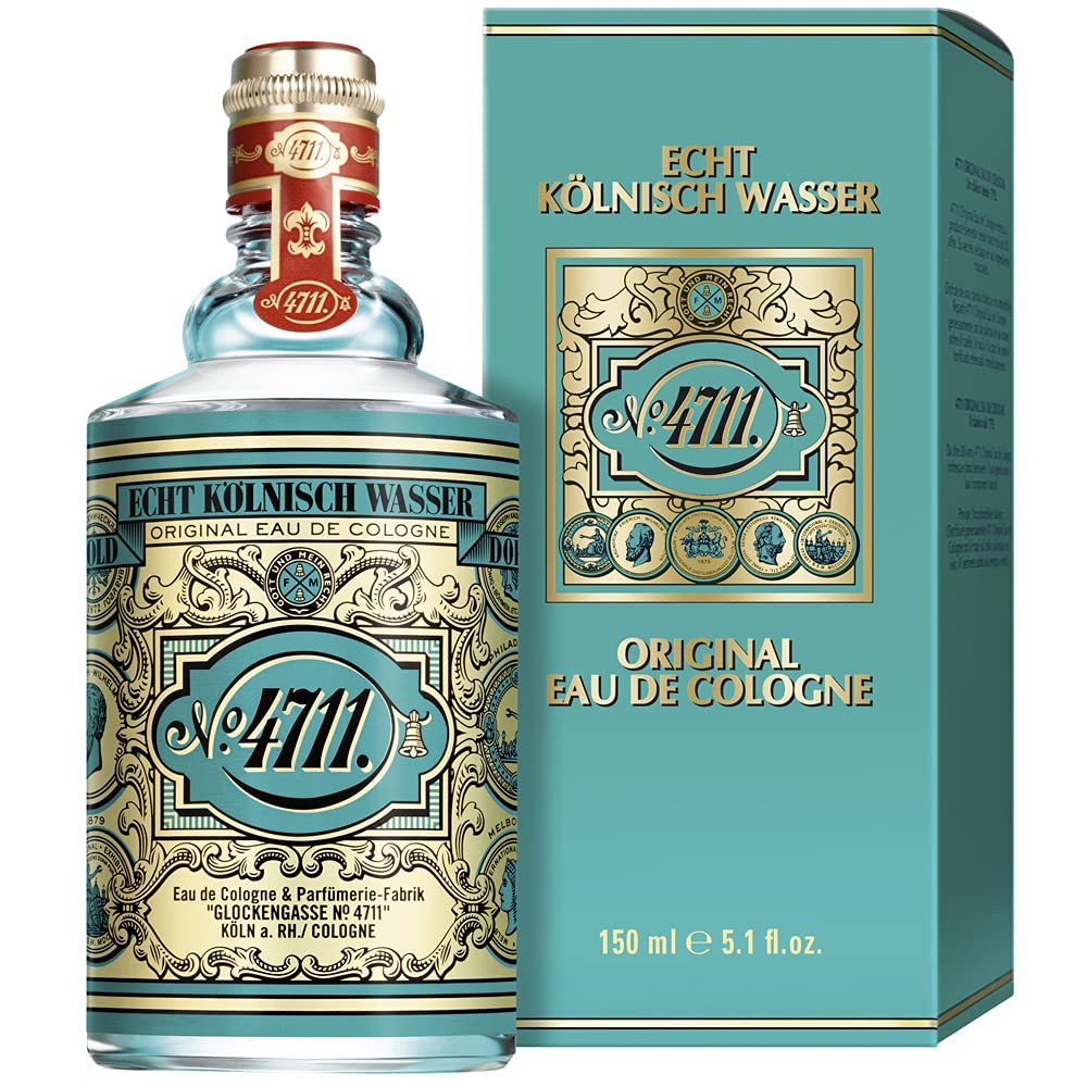 4711® Echt Kölnisch Wasser | Eau de Cologne 300ml Molanusflasche - Duftklassiker im ikonischen Flakon - charakteristischer Duft - unisex - wohltuend für Körper, Geist und Seele