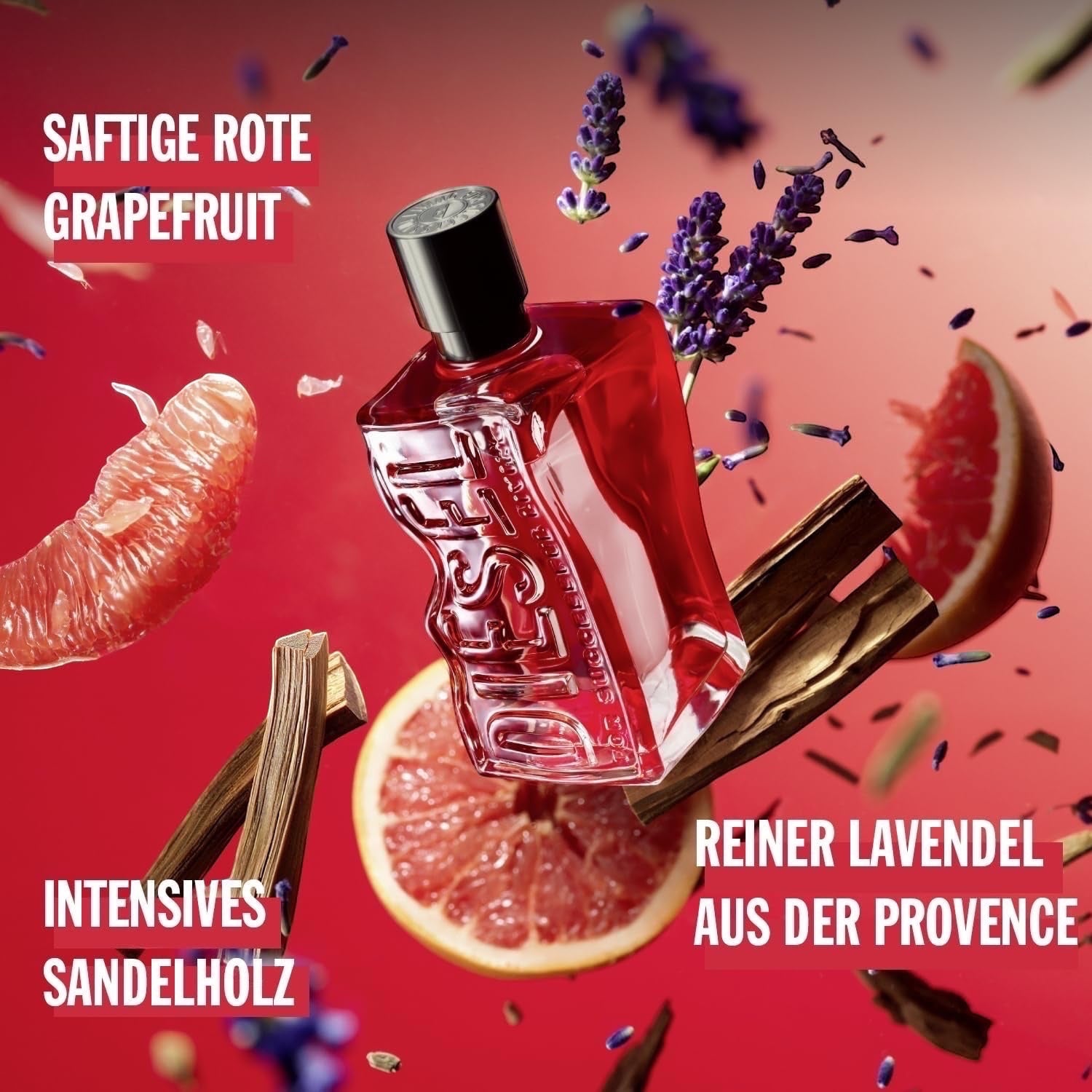 D by Diesel Red Parfüm | Eau de Parfum für Herren | Langanhaltend | Feurig frischer Duft | Für jeden Anlass, ob Büro oder Freizeit