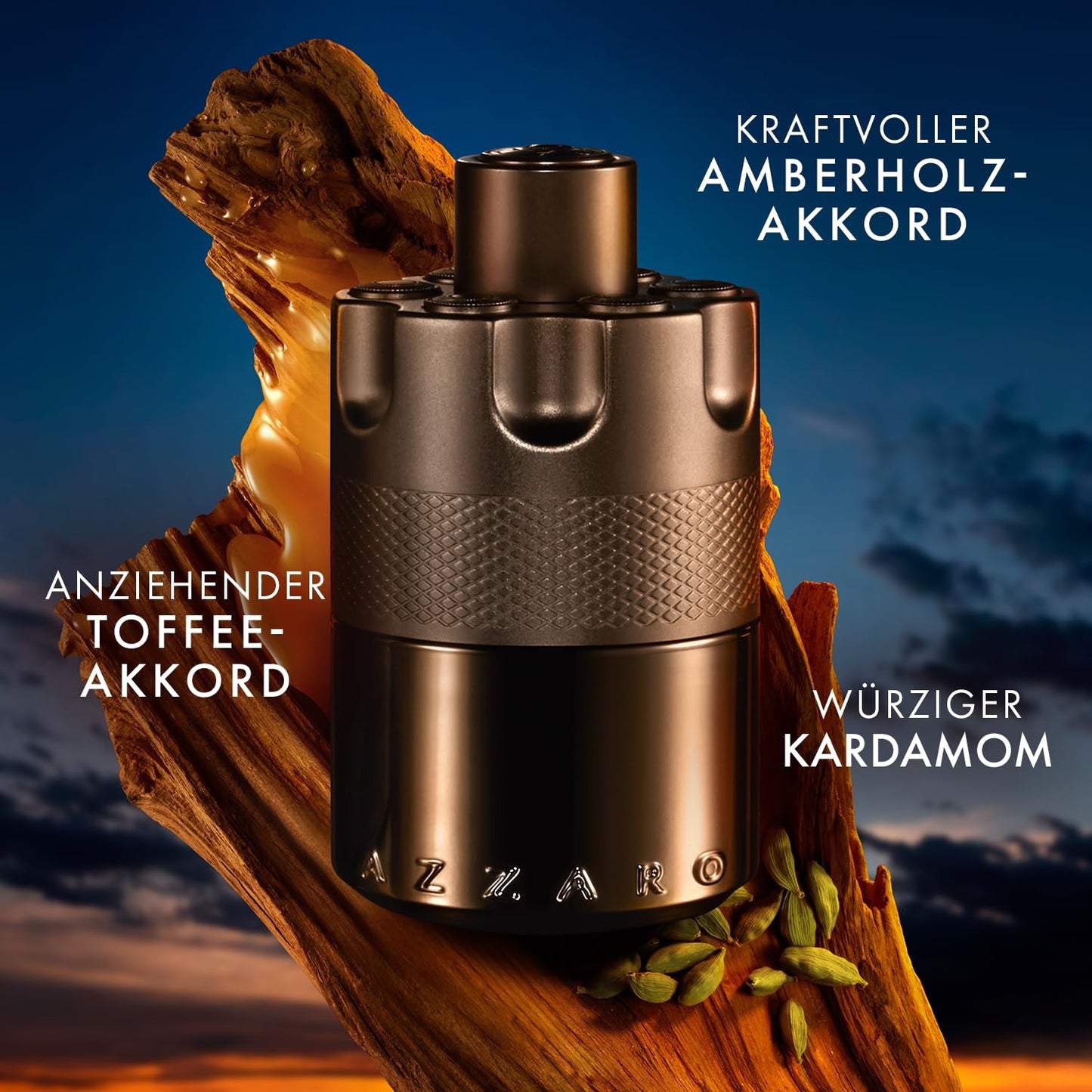 Azzaro The Most Wanted Intense Parfüm für Herren | Eau de Parfum pour Homme | Vaporisateur/Spray | Langanhaltend | Kräftig-würziger Männer Duft