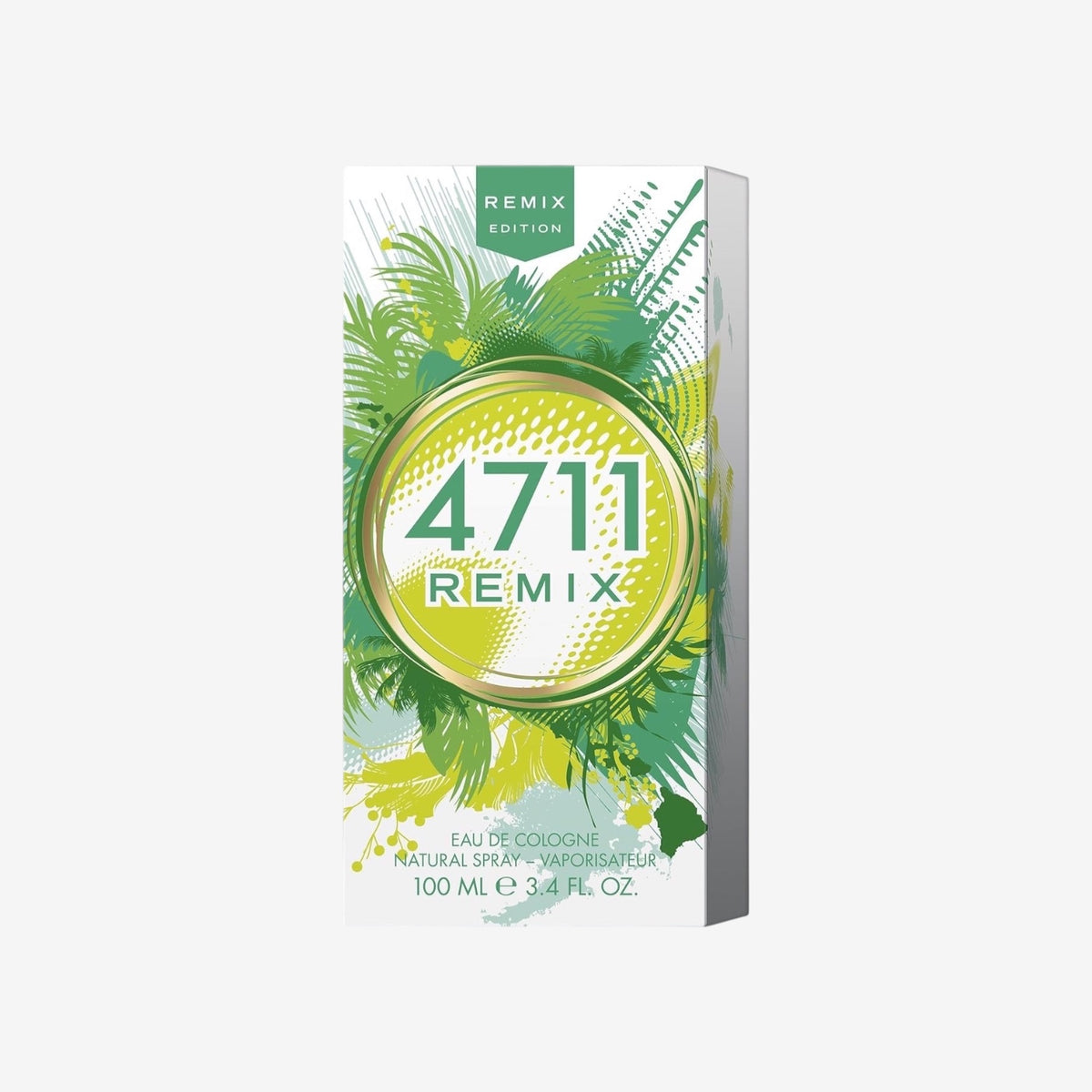 4711® Remix Cologne Green Oasis I Eau de Cologne - spritzig - frei - abenteuerlustig - für wahre Lebensfreude! I 100ml Natural Spray Vaporisateur