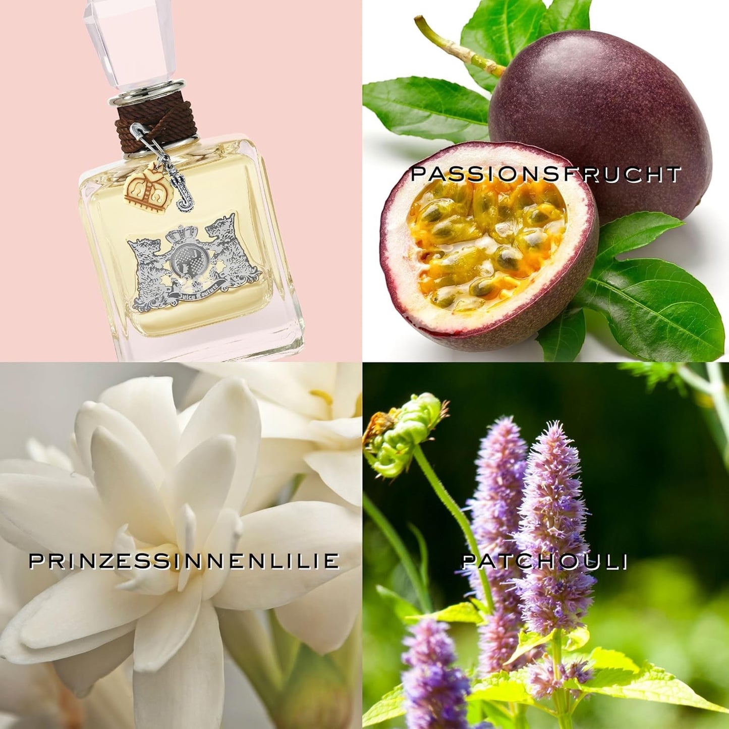 Juicy Couture - Juicy Couture Eau de Parfum für Damen, Verspielter, floraler & fruchtiger Duft, Wassermelone, Wildrosen & Karamell, gewagtes, freches & unkonventionelles Eau de Parfum für Damen