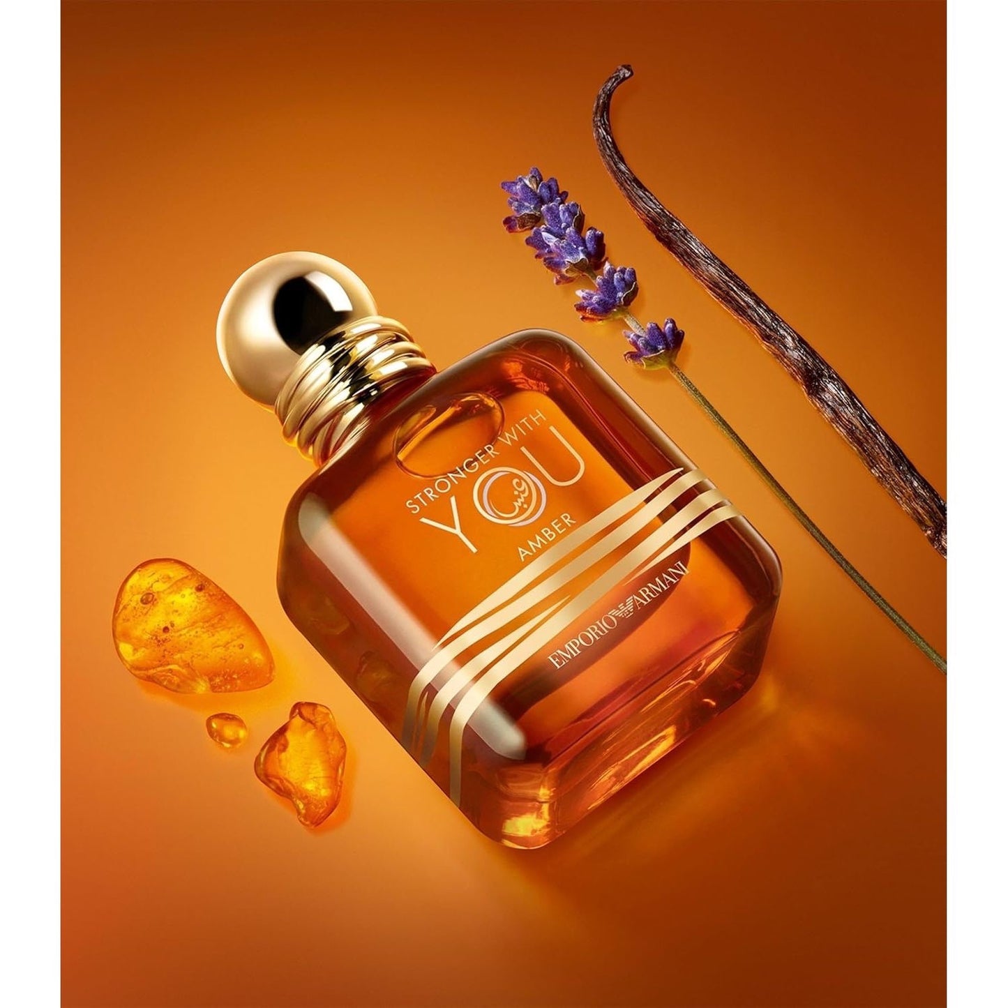 Armani Stronger With You Amber Eau de Parfum New & Sealed Exclusive Edition, 50 ml