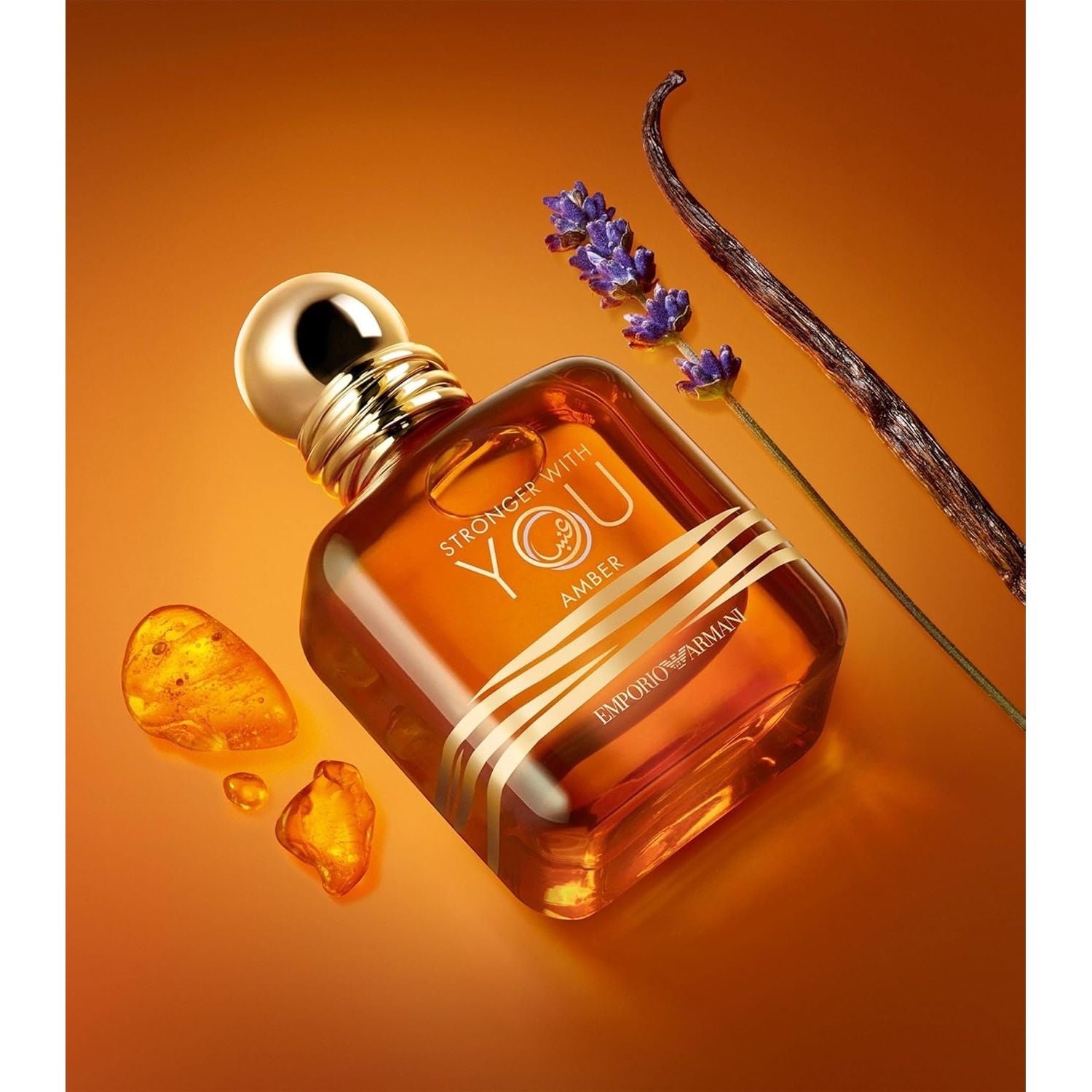 Armani Stronger With You Amber Eau de Parfum New & Sealed Exclusive Edition, 50 ml