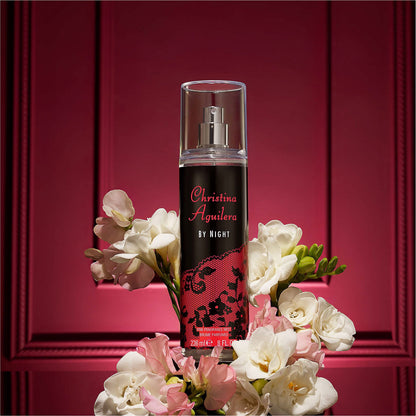 Christina Aguilera - By Night Parfüm, femininer, verführerischer und sinnlicher Duft, mit Pfirsichblüte, blumige, orientalische und fruchtige Noten, ideal für den Sommer, Parfüm für Damen, 30 ml