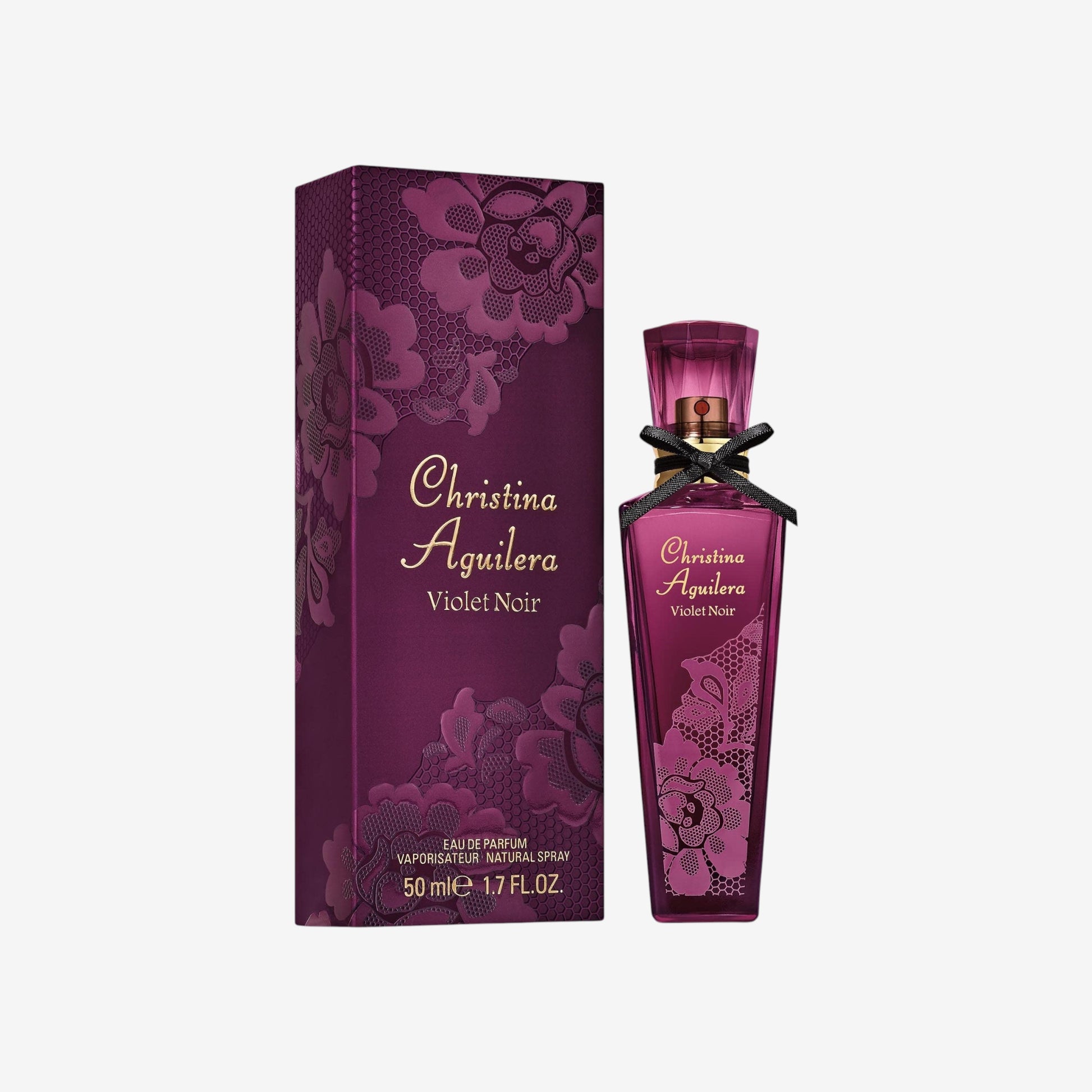Christina Aguilera - Violet Noir Eau de Parfum, Duft mit blumigen und fruchtigen Noten, Parfüm für Damen - 30 ml