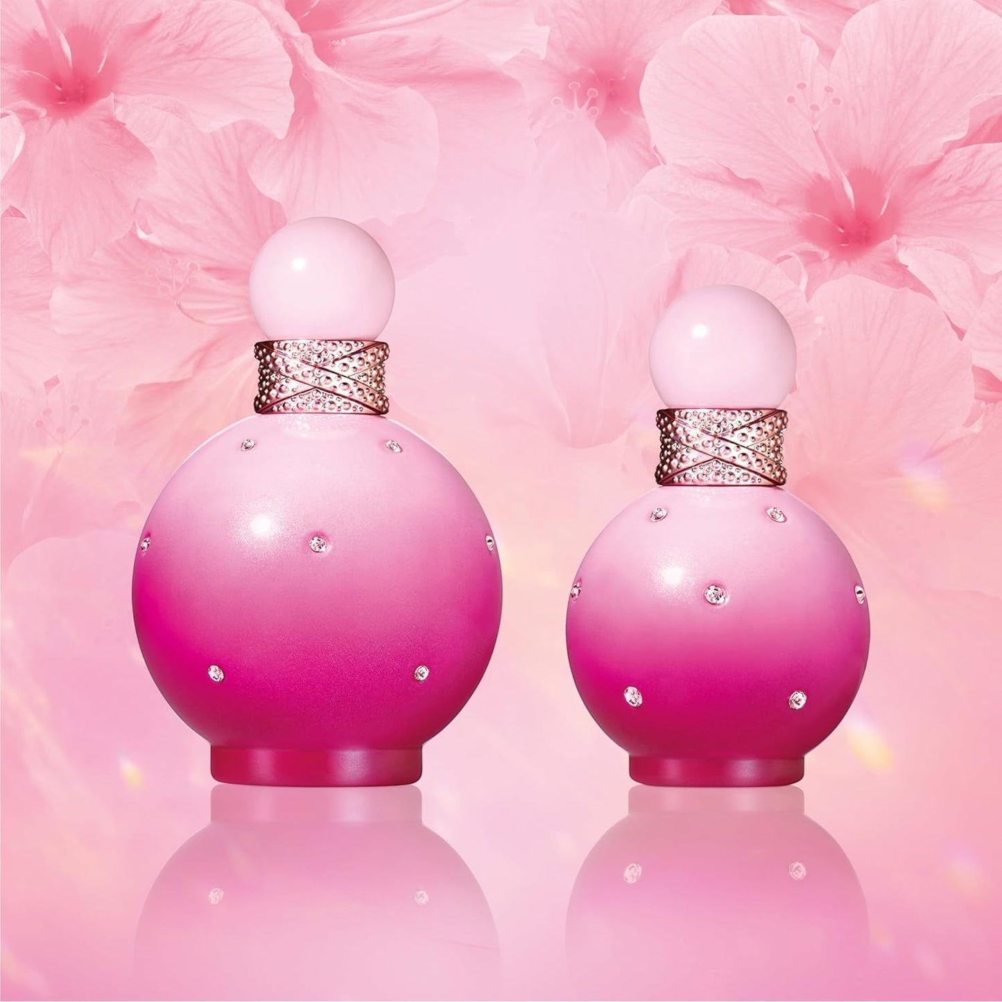 Britney Spears Candied Fantasy 100 ml – Eau de Toilette für Damen – Blumiger Gourmand-Duft – Noten von Bubblegum, Rosa Hibiskus und Moschus – Parfum Damen – Pinkfarbener Ombre-Flakon