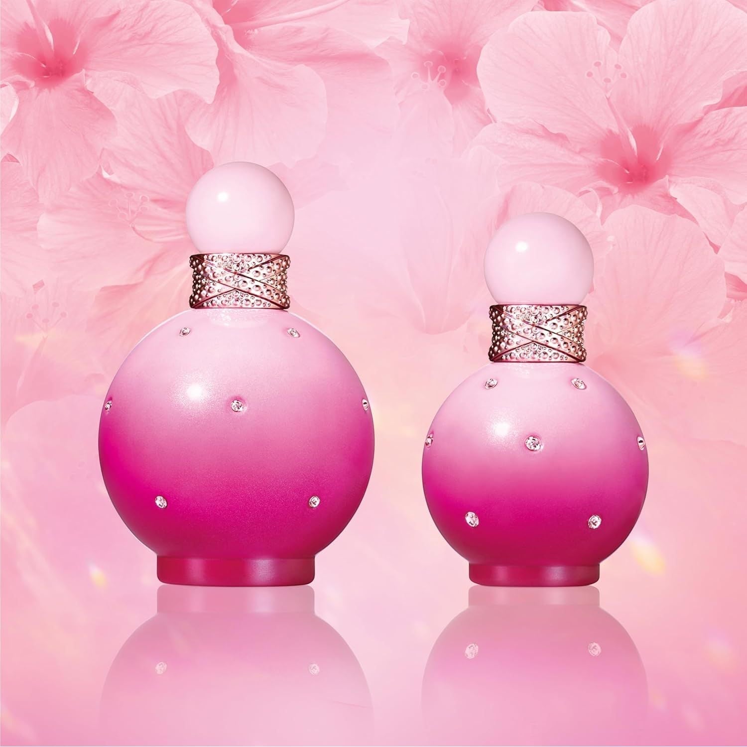 Britney Spears Candied Fantasy 100 ml – Eau de Toilette für Damen – Blumiger Gourmand-Duft – Noten von Bubblegum, Rosa Hibiskus und Moschus – Parfum Damen – Pinkfarbener Ombre-Flakon