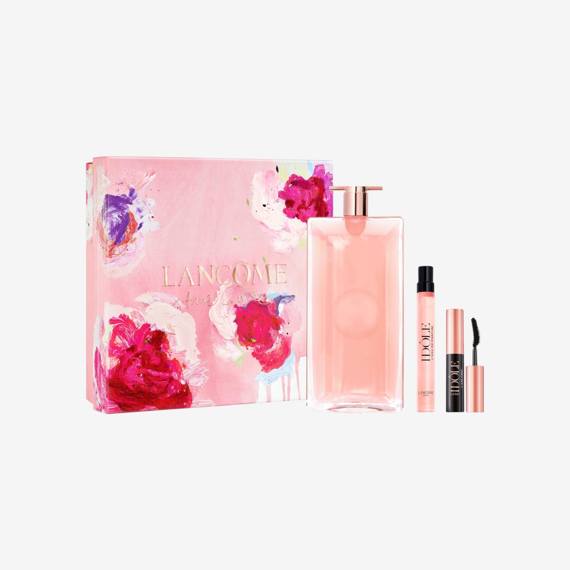 Lancôme Idôle Eau de Parfum, femininer, strahlender Duft mit Rose, Jasmin und Chypre-Akkord, nachhaltig und nachfüllbar
