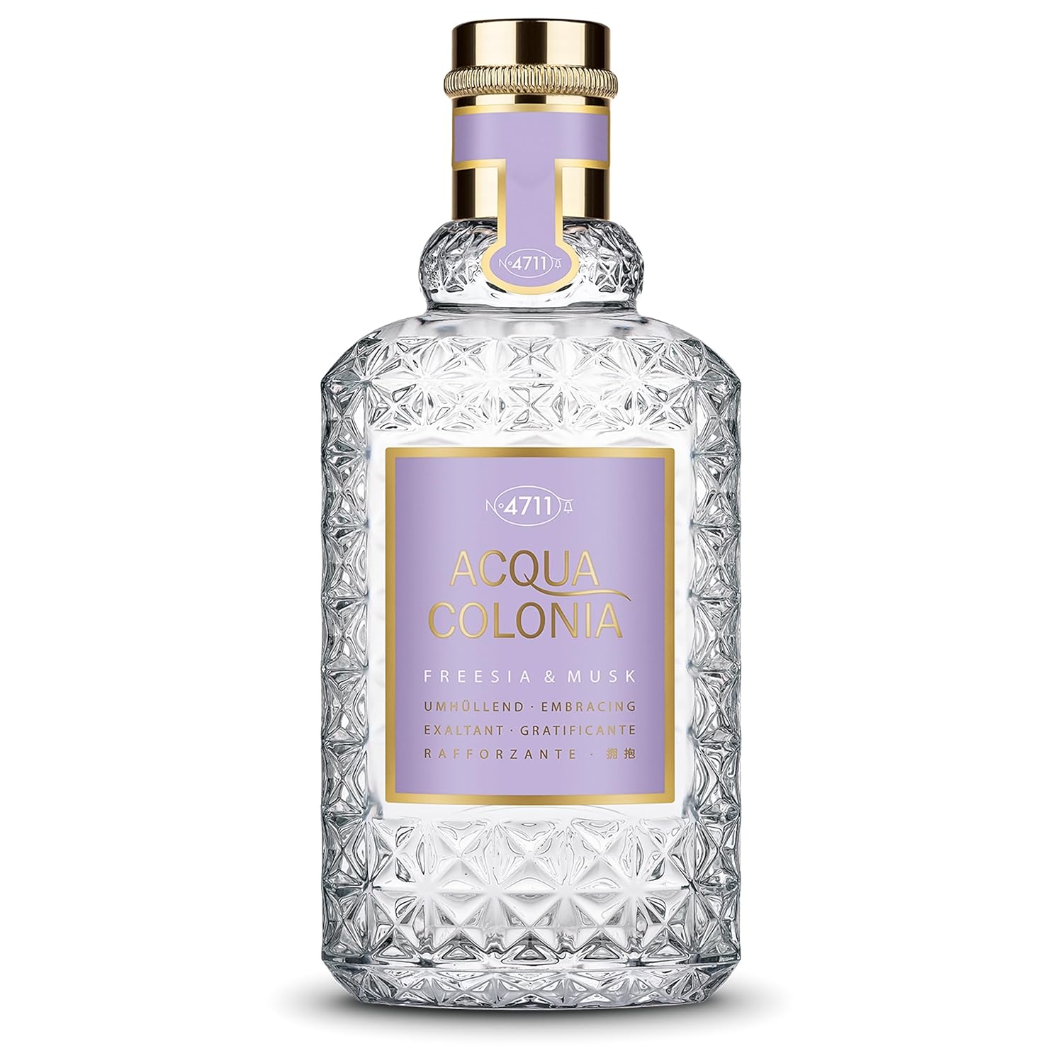 4711 Acqua Colonia® Freesia & Musk | Eau de Cologne - umhüllend - Wellness für die Sinne | 100ml Natural Spray