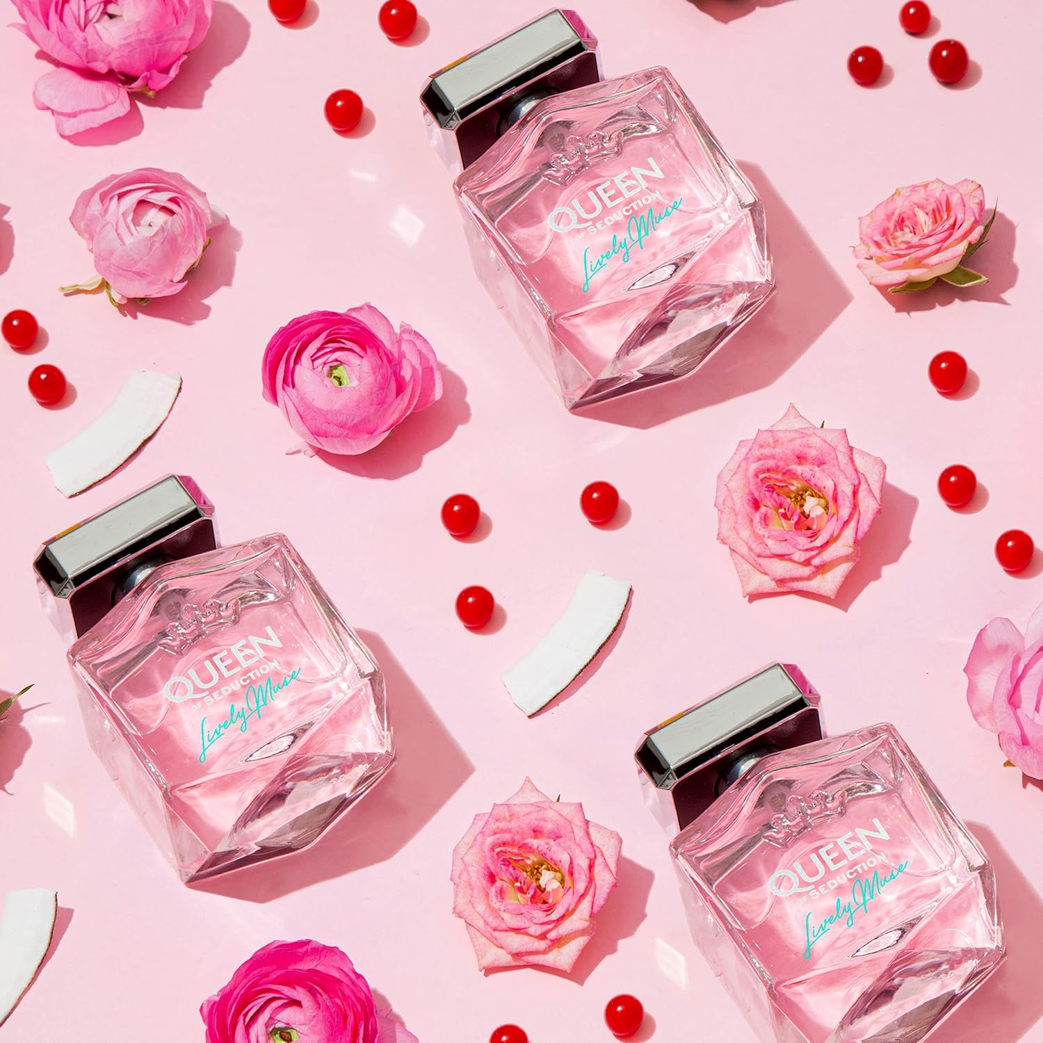 Banderas – Queen of Seduction, Lively Muse – Eau de Toilette Spray für Frauen, Blumig-Fruchtig Duft – 50 ml / 1,7 Fl Oz