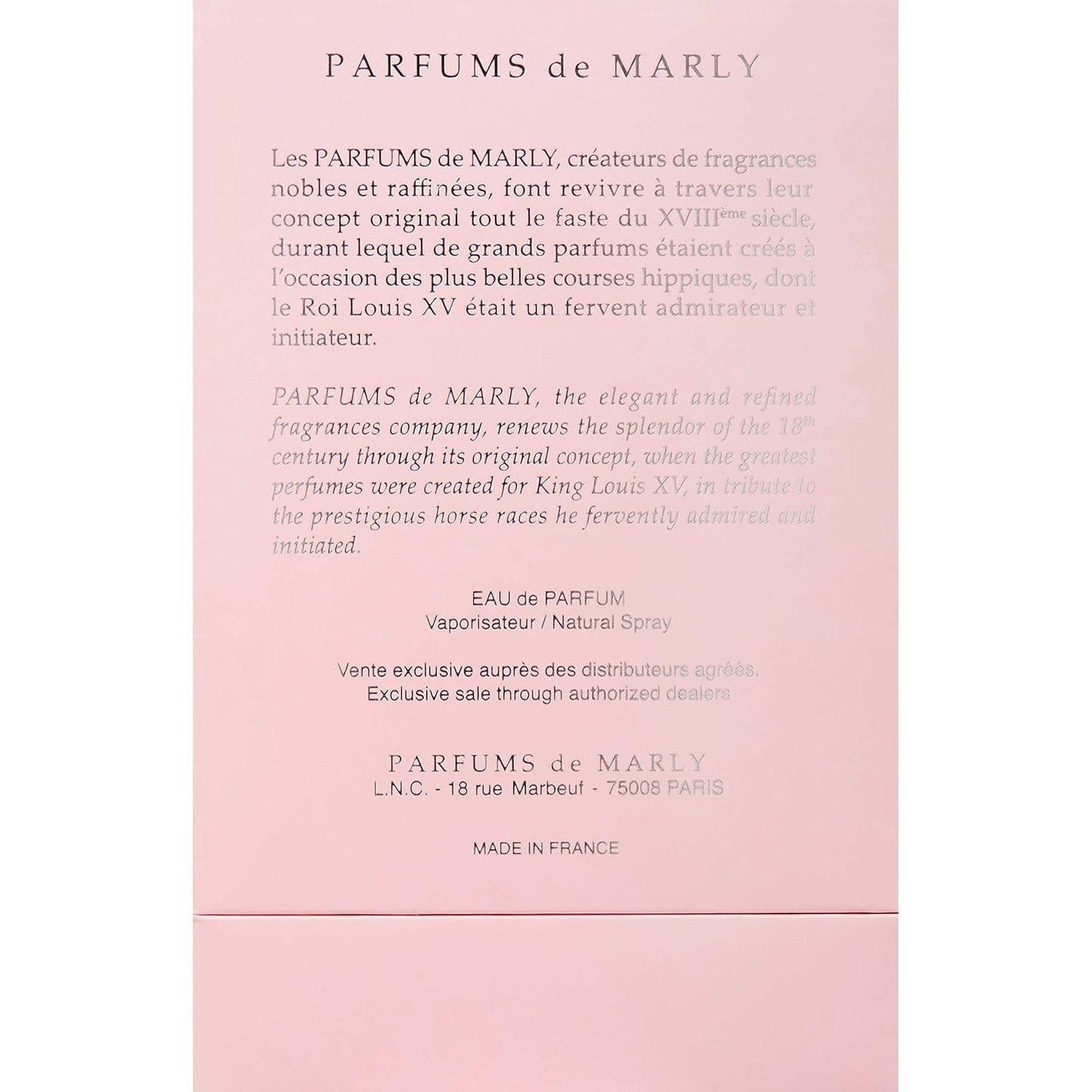 PARFUM DE MARLY Delina femme/woman Eau de Parfum Spray, 1er Pack(1 x 75 ml)