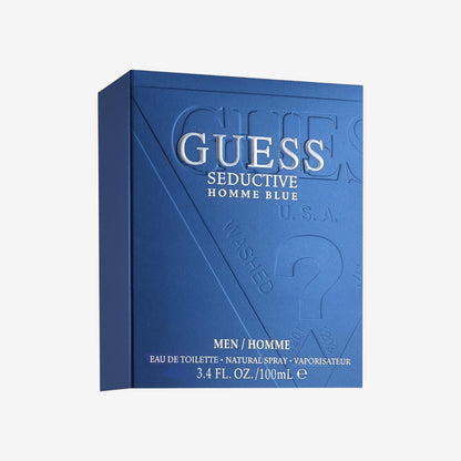 GUESS Seductive Blue, Eau de Toilette für Herren, Orientalisch-Holziger Duft, Frisch und Würzig, Lang Anhaltend