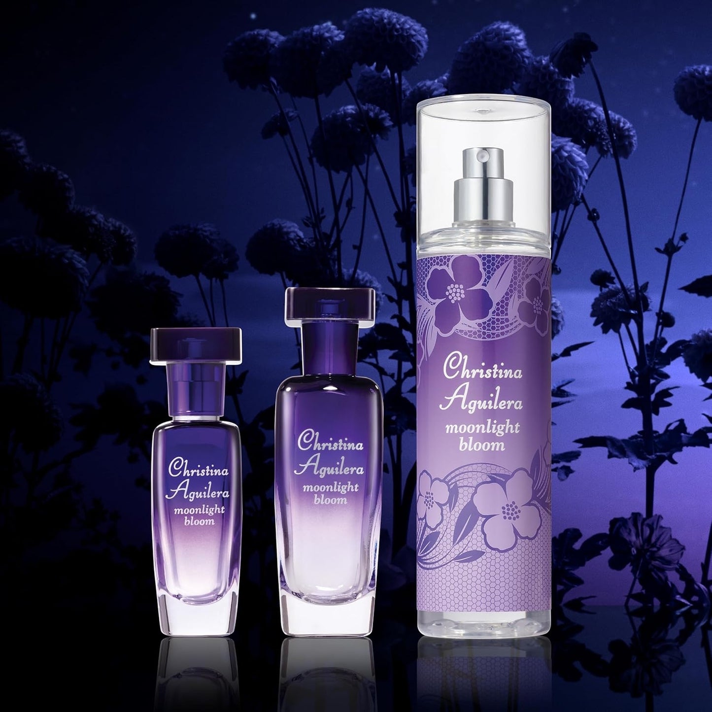 Christina Aguilera - Moonlight Bloom Eau de Parfum, Blütenparfum mit Jasminduf, Parfüm für Damen - 15 ml