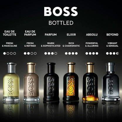 Boss Bottled Beyond Eau de Parfum – Holziges Cologne für Herren – Mit Noten von Ingwer und Leder