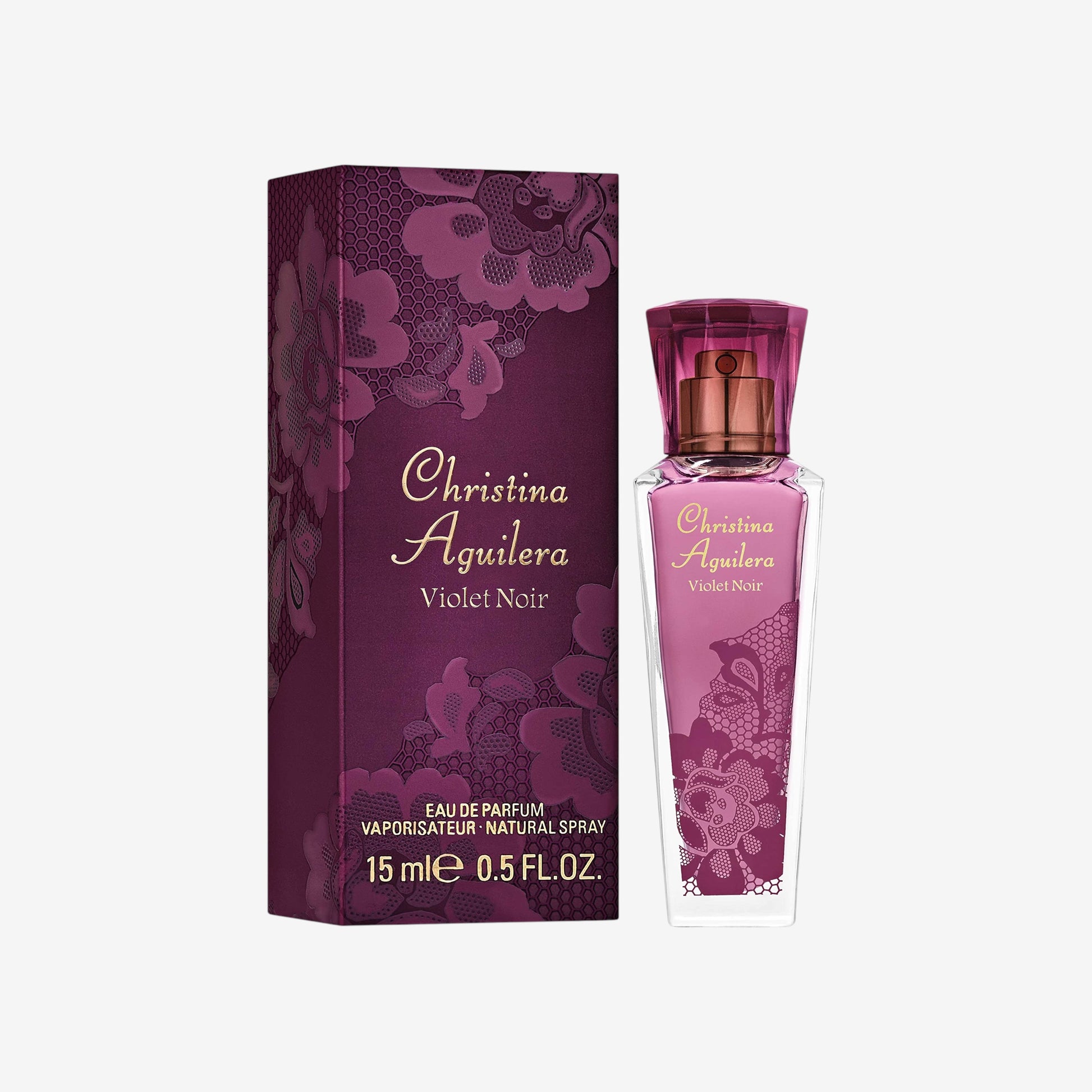 Christina Aguilera - Violet Noir Eau de Parfum, Duft mit blumigen und fruchtigen Noten, Parfüm für Damen - 30 ml