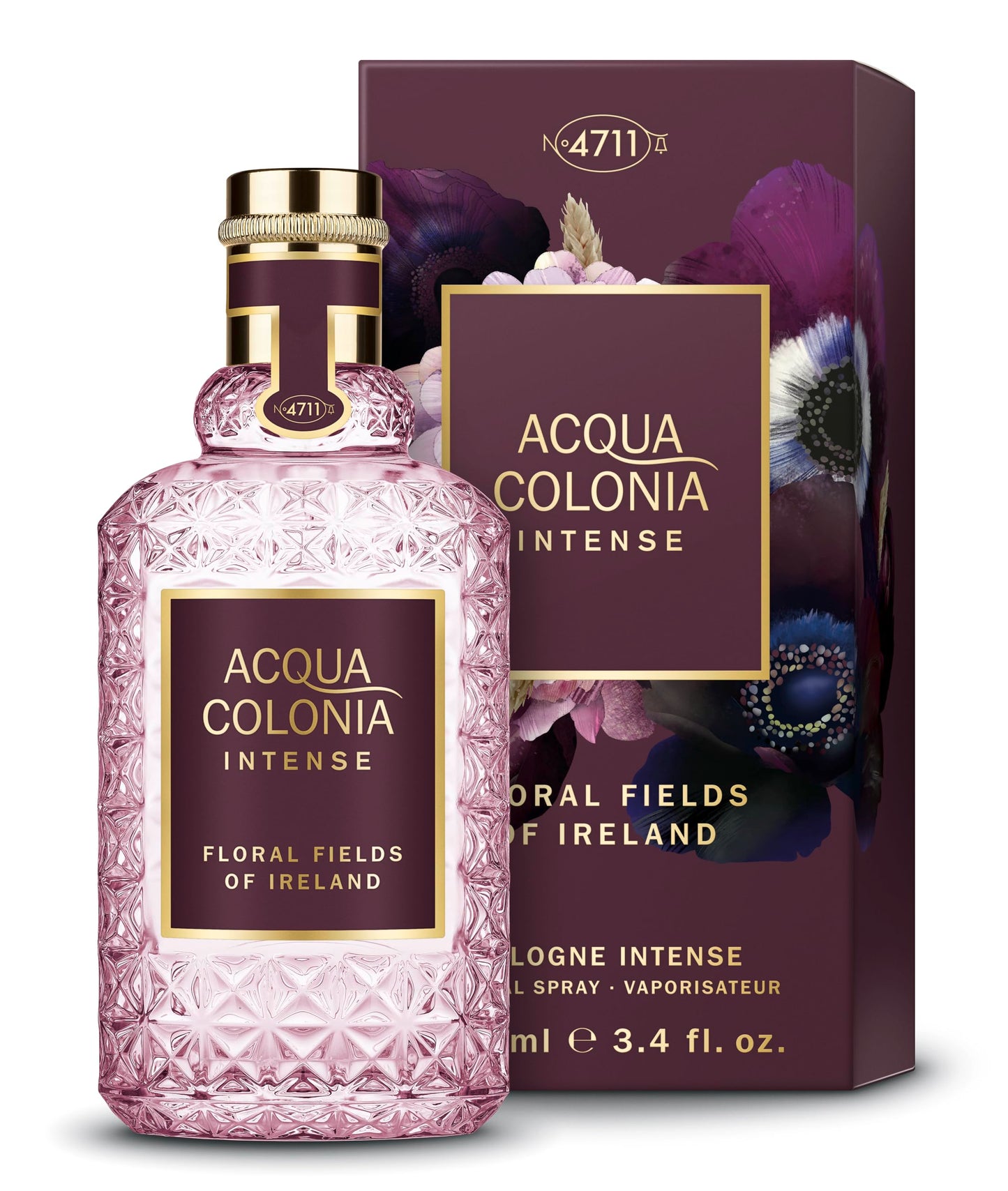 4711 Acqua Colonia® Intense Floral Fields of Ireland | Eau de Cologne - feminin-romantisch - Wellness für die Sinne | 50ml Natural Spray