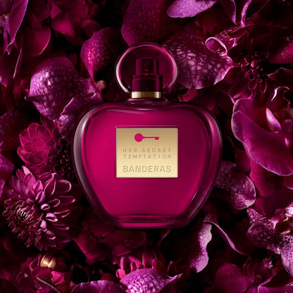 Banderas – Her Secret Temptation – Eau de Toilette Spray für Frauen, Orientalischer und Süßer Duft – 50 ml / 1,7 Fl Oz