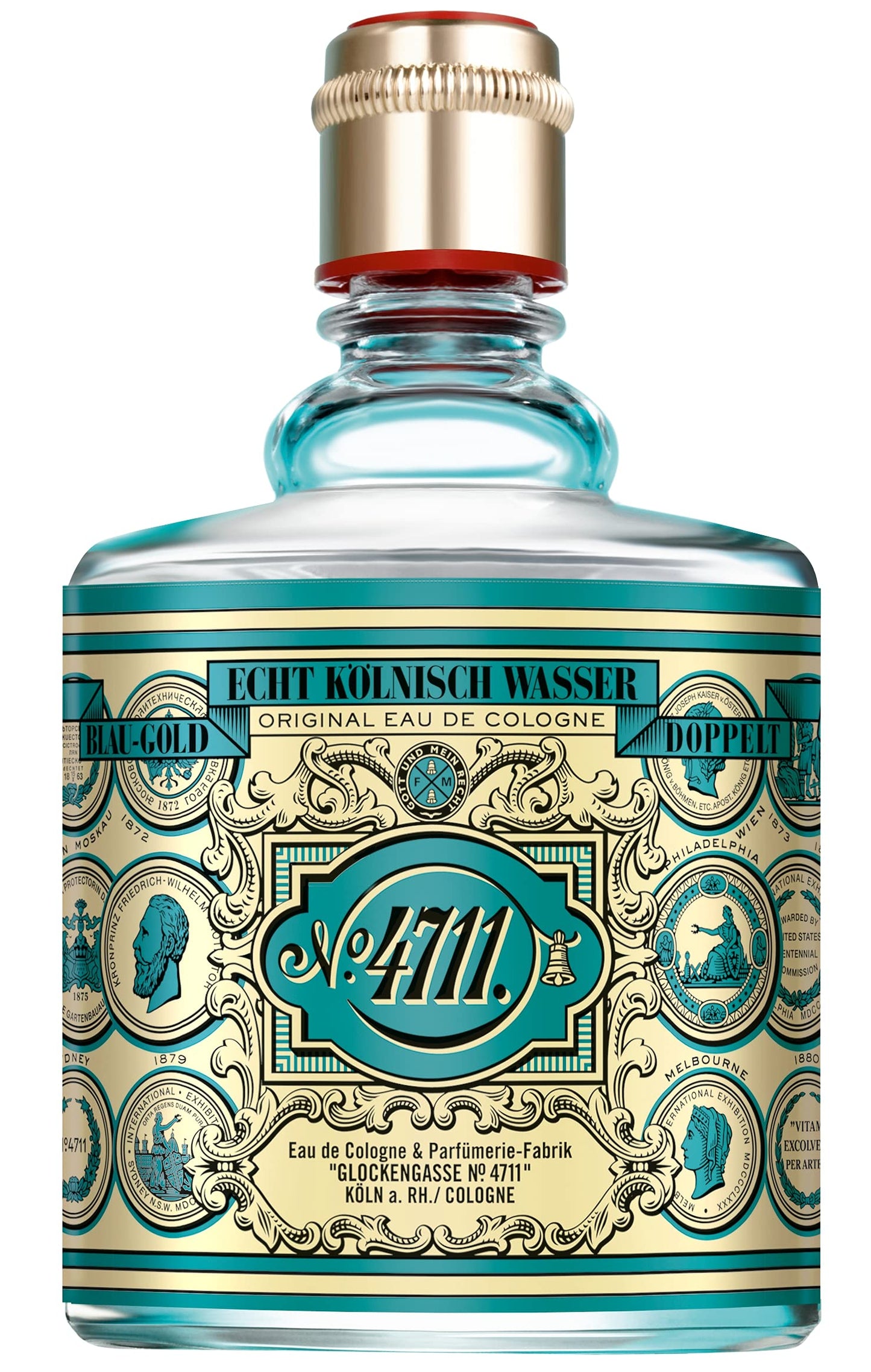 4711® Echt Kölnisch Wasser | Eau de Cologne 300ml Molanusflasche - Duftklassiker im ikonischen Flakon - charakteristischer Duft - unisex - wohltuend für Körper, Geist und Seele